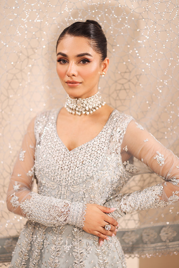 Saffron | Edel Formals Collection 24 |  04 Silver Whisper by Saffron - Designer Dress - Type: Ladies Clothes - Available at Libayah - 100% Original
