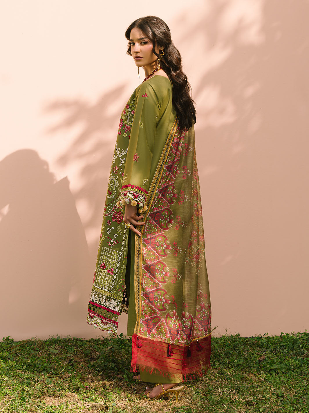 Mahnur | Dahlia Luxury Lawn 25 | Saage by Mahnur - Designer Dress - Type: Ladies Clothes - Available at Libayah - 100% Original