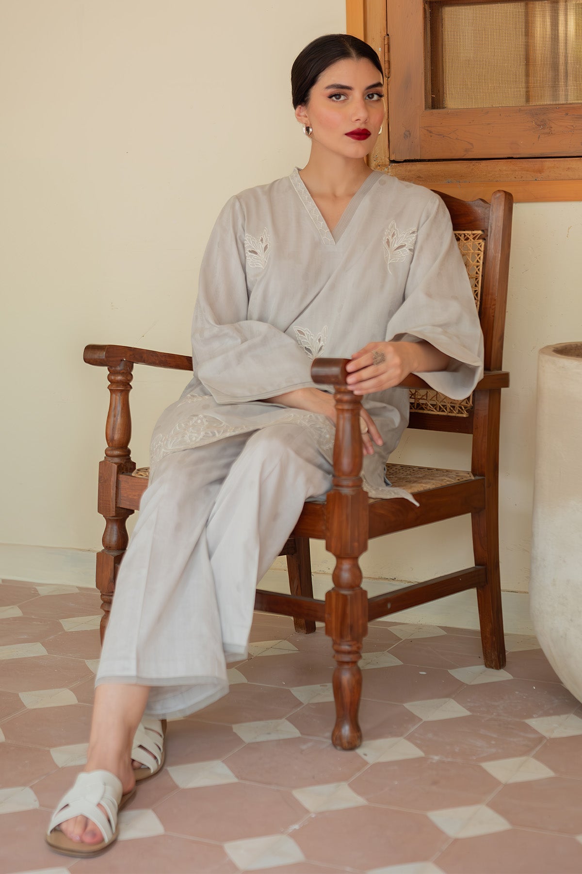 Sahar | Co Ord Sets |  Vintage Bloom by Sahar - Designer Dress - Type: Ladies Clothes - Available at Libayah - 100% Original