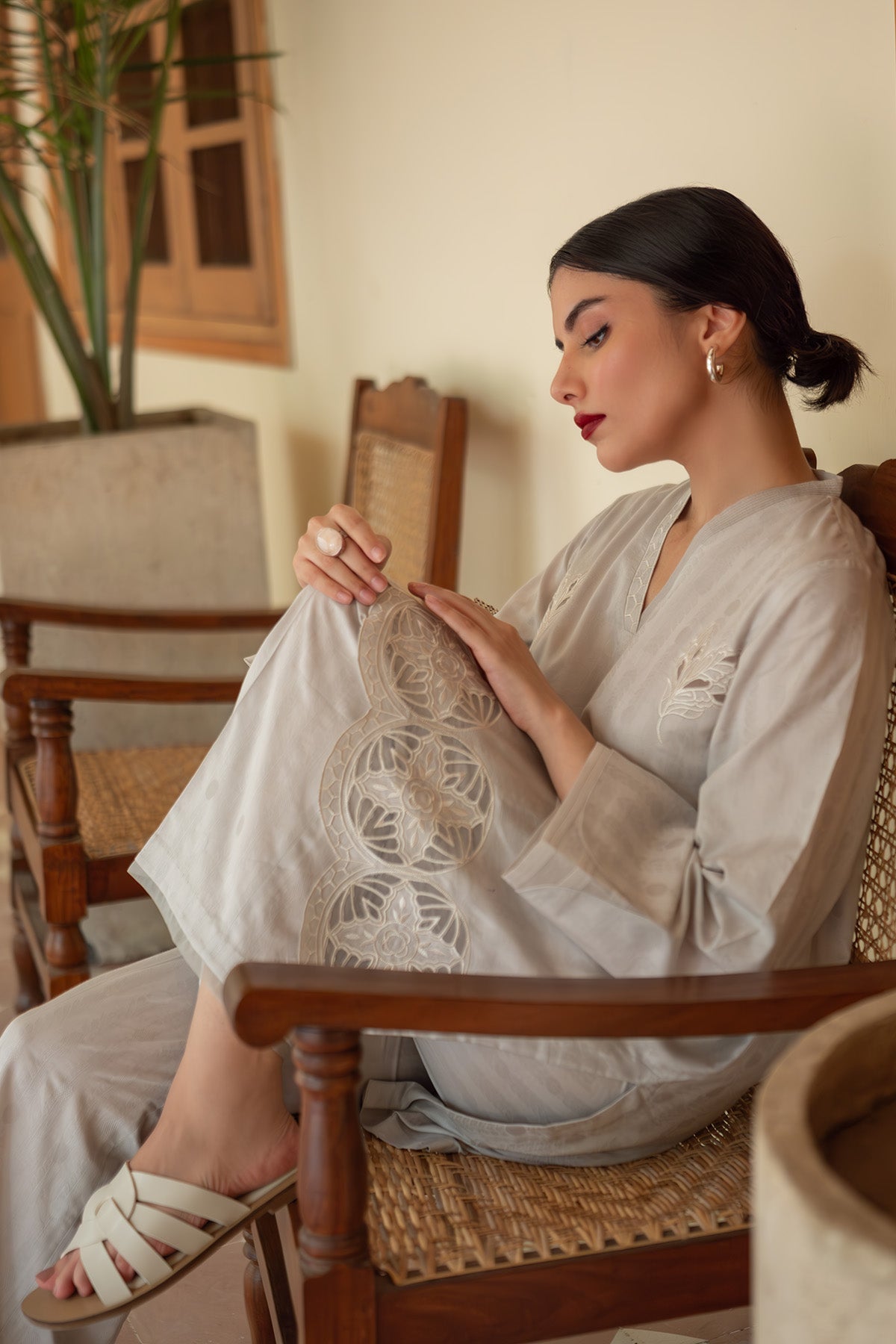 Sahar | Co Ord Sets |  Vintage Bloom by Sahar - Designer Dress - Type: Ladies Clothes - Available at Libayah - 100% Original