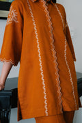 Sahar | Ready to Wear | Saffron Sunset by Sahar - Designer Dress - Type: Ladies Clothes - Available at Libayah - 100% Original