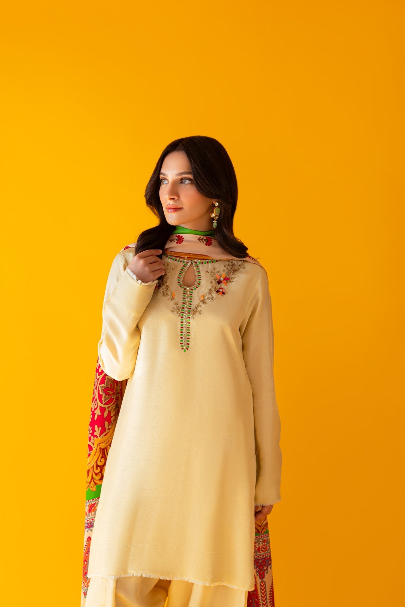 Sammy K | Satrangi Eid Edit | DHANAK by Sammy K - Designer Dress - Type: Ladies Clothes - Available at Libayah - 100% Original