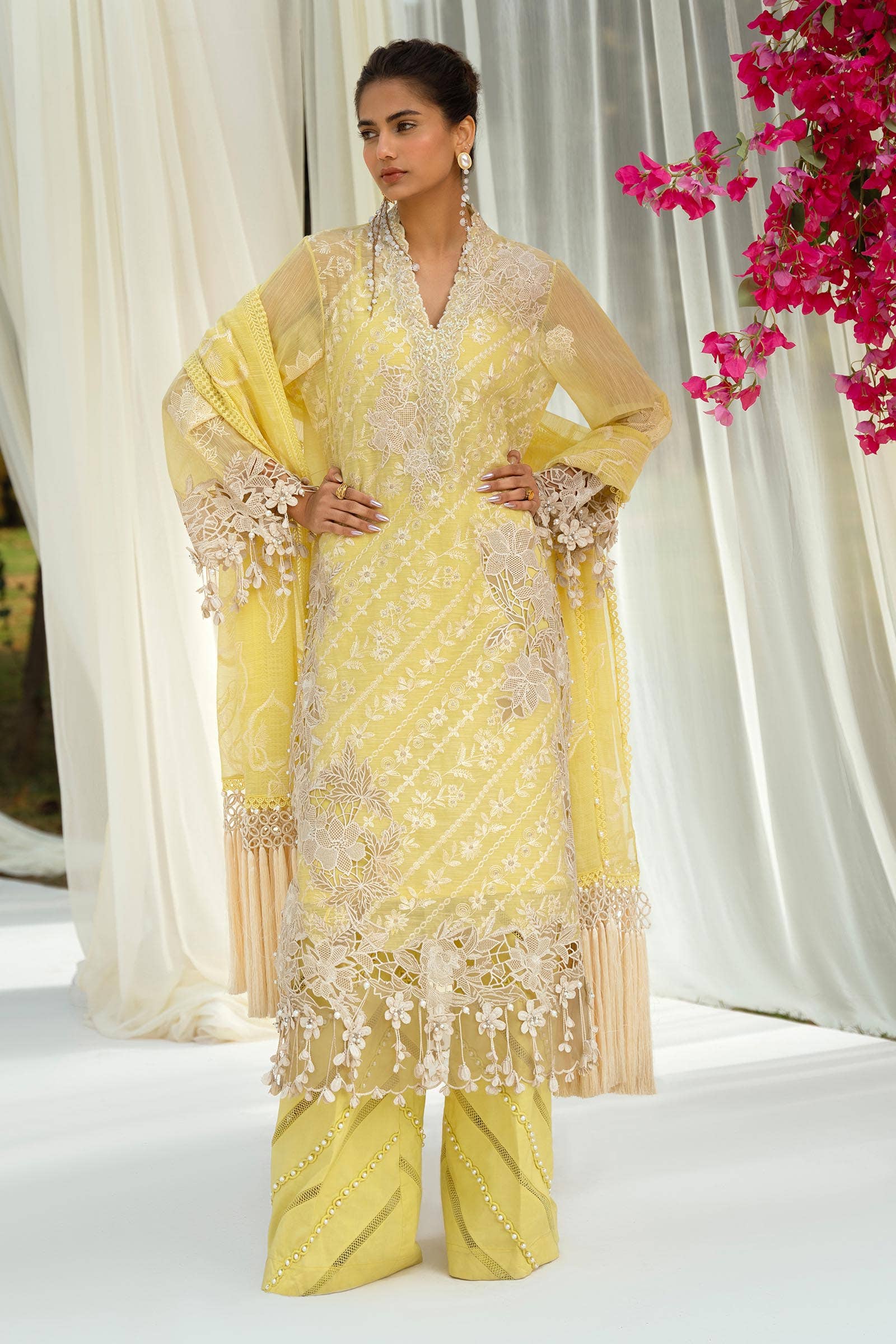 Sana Safinaz | Luxury Collection 24 | L241-010A-3CV by Sana Safinaz - Designer Dress - Type: Ladies Clothes - Available at Libayah - 100% Original