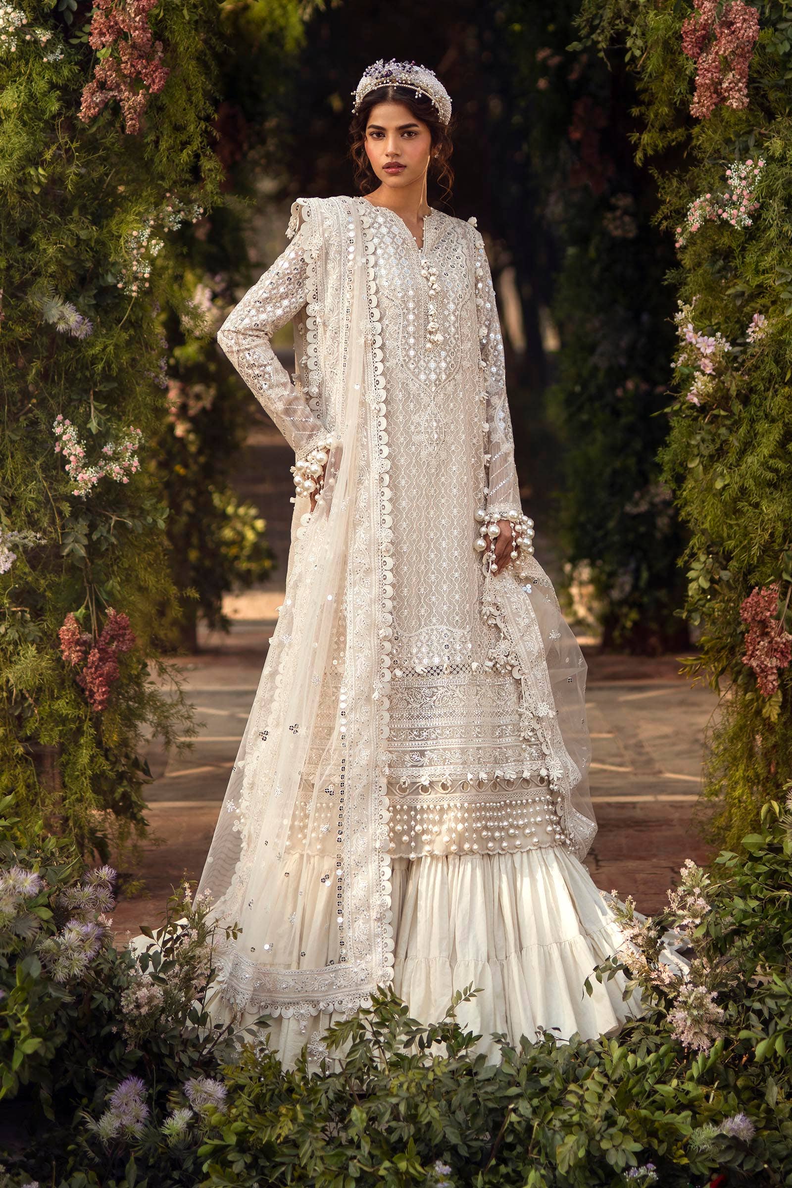 Sana Safinaz | Luxury Collection 24 | L241-002A-3CT by Sana Safinaz - Designer Dress - Type: Ladies Clothes - Available at Libayah - 100% Original
