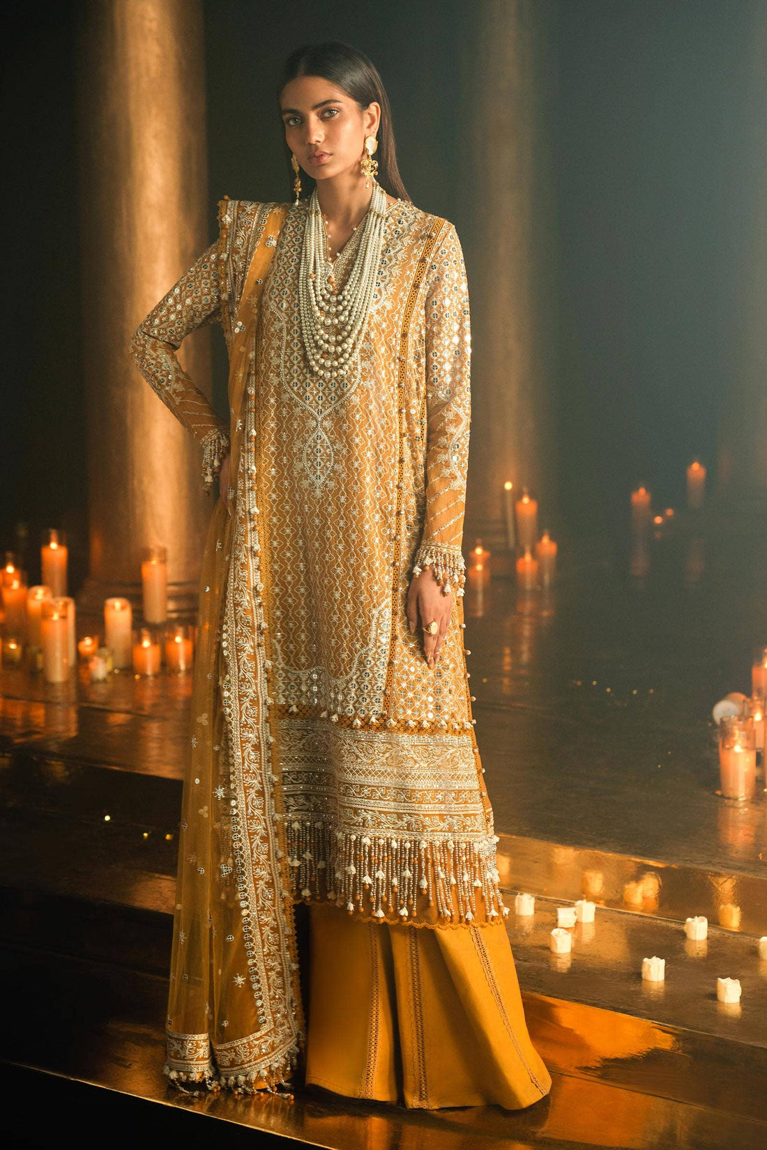 Sana Safinaz | Luxury Collection 24 | L241-002B-3CT by Sana Safinaz - Designer Dress - Type: Ladies Clothes - Available at Libayah - 100% Original