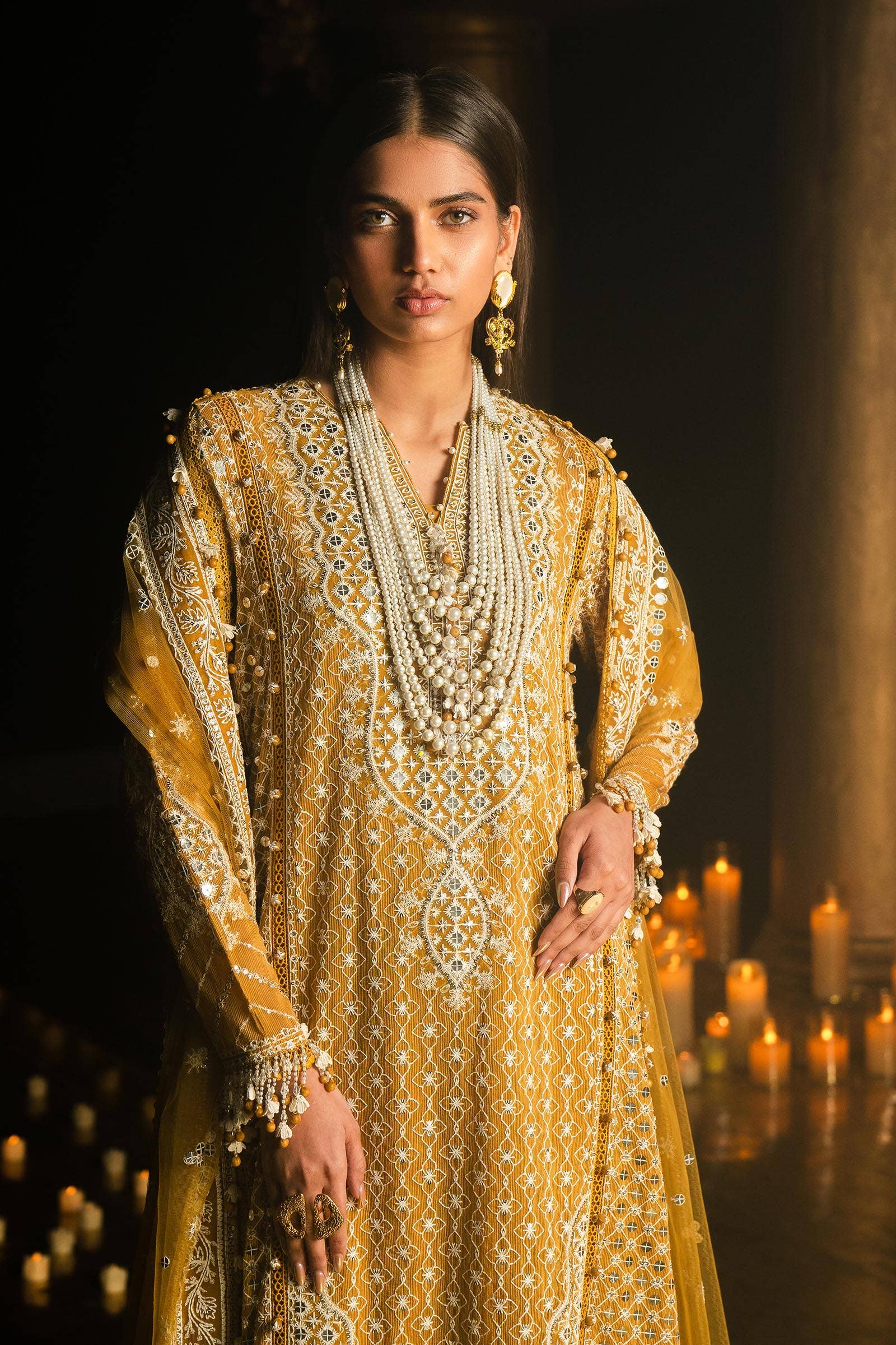 Sana Safinaz | Luxury Collection 24 | L241-002B-3CT by Sana Safinaz - Designer Dress - Type: Ladies Clothes - Available at Libayah - 100% Original