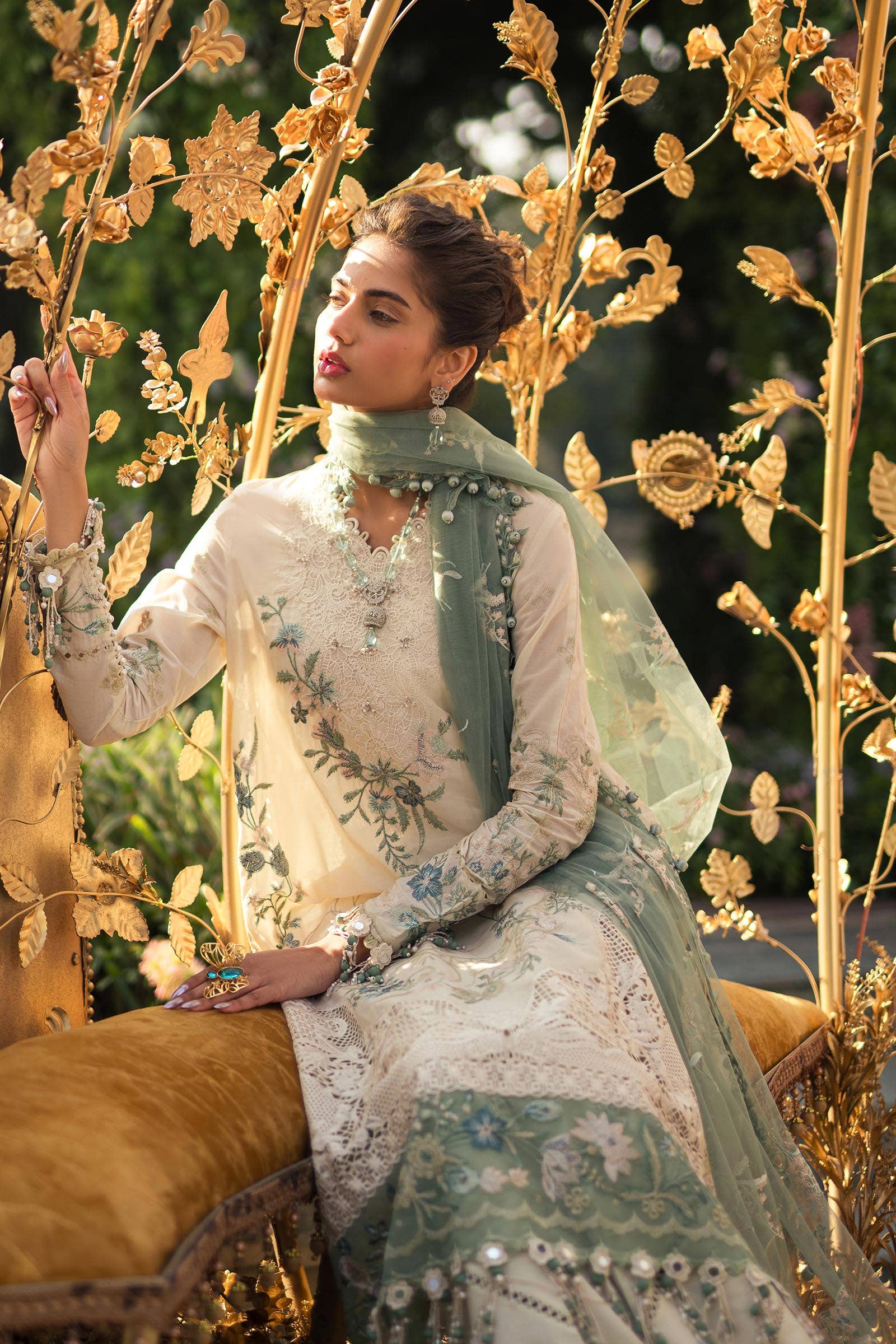 Sana Safinaz | Luxury Collection 24 | L241-003A-3CT by Sana Safinaz - Designer Dress - Type: Ladies Clothes - Available at Libayah - 100% Original