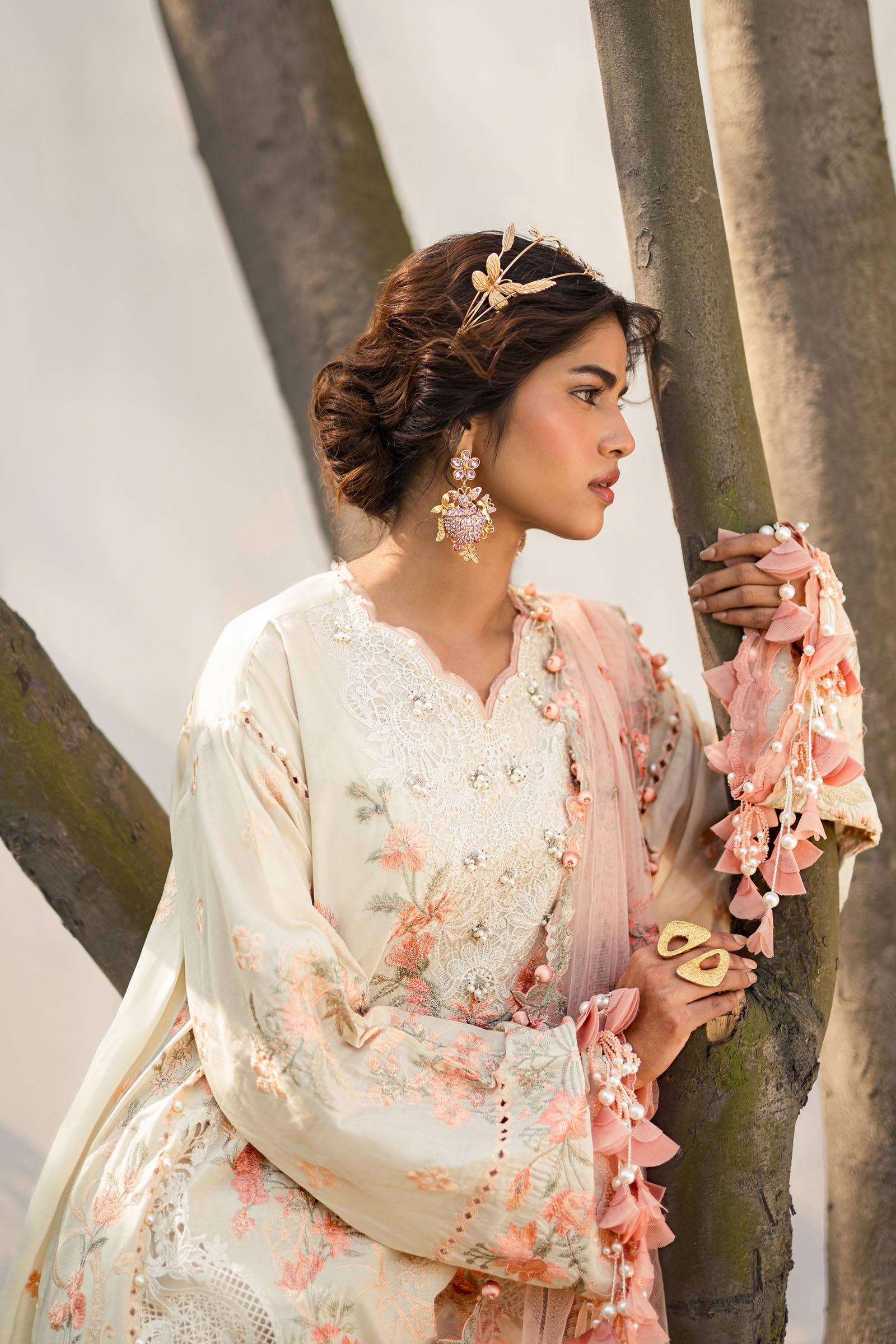 Sana Safinaz | Luxury Collection 24 | L241-003B-3CT by Sana Safinaz - Designer Dress - Type: Ladies Clothes - Available at Libayah - 100% Original