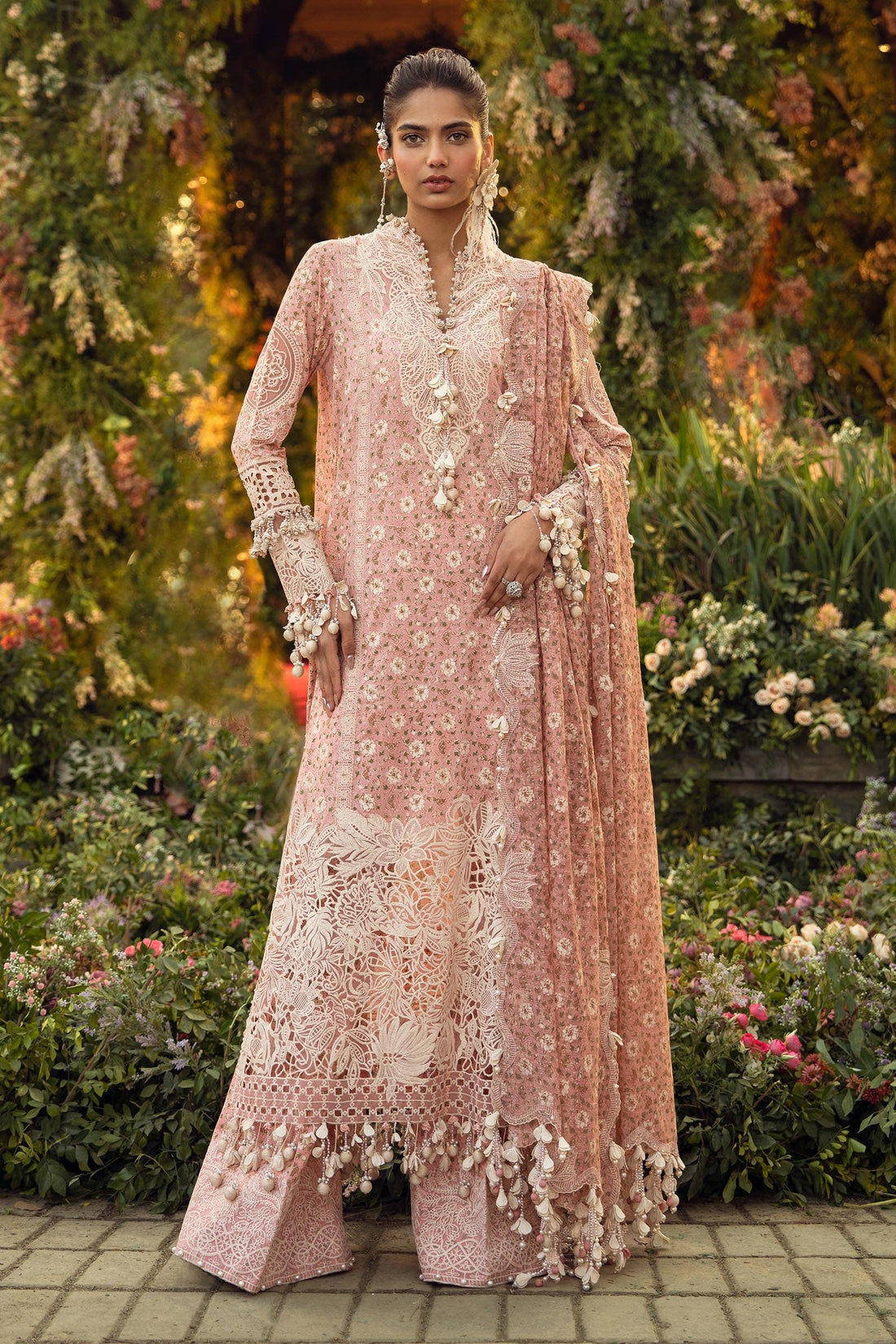 Sana Safinaz | Luxury Collection 24 | L241-005A-3CU by Sana Safinaz - Designer Dress - Type: Ladies Clothes - Available at Libayah - 100% Original