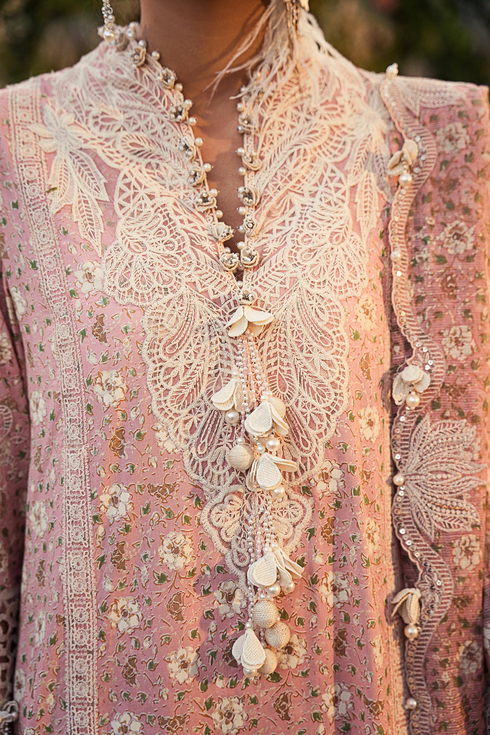 Sana Safinaz | Luxury Collection 24 | L241-005A-3CU by Sana Safinaz - Designer Dress - Type: Ladies Clothes - Available at Libayah - 100% Original