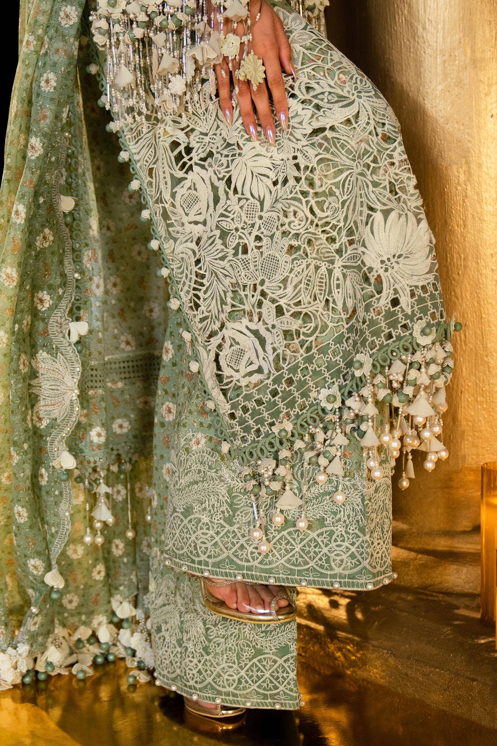 Sana Safinaz | Luxury Collection 24 | L241-005B-3CU by Sana Safinaz - Designer Dress - Type: Ladies Clothes - Available at Libayah - 100% Original