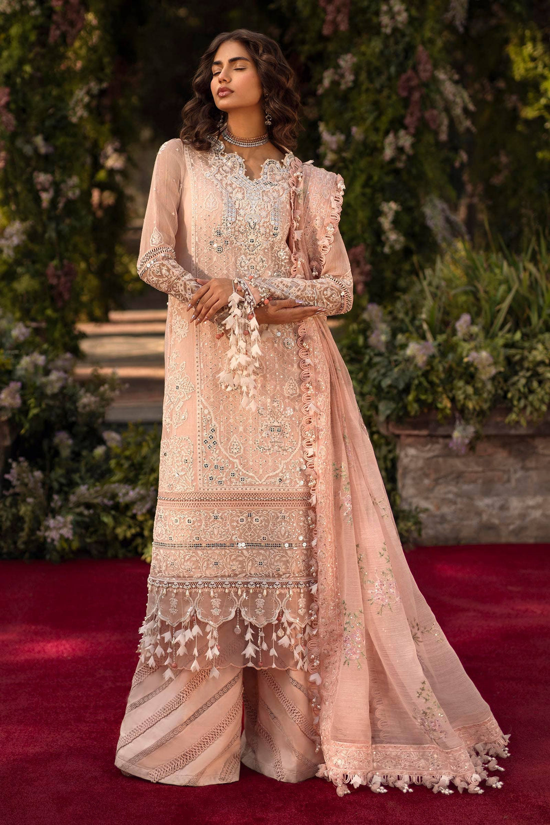 Sana Safinaz | Luxury Collection 24 | L241-006A-3CV by Sana Safinaz - Designer Dress - Type: Ladies Clothes - Available at Libayah - 100% Original