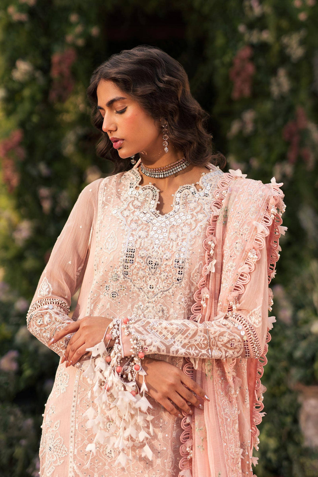 Sana Safinaz | Luxury Collection 24 | L241-006A-3CV by Sana Safinaz - Designer Dress - Type: Ladies Clothes - Available at Libayah - 100% Original
