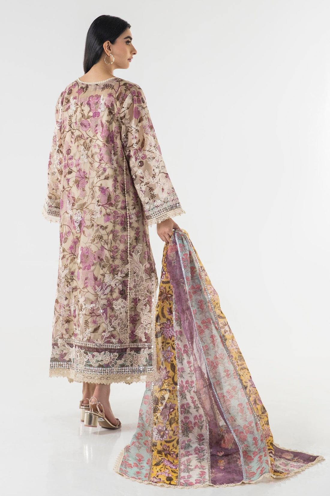 Sana Safinaz | Luxury Pret |  SS24FOR233P3 by Sana Safinaz - Designer Dress - Type: Ladies Clothes - Available at Libayah - 100% Original