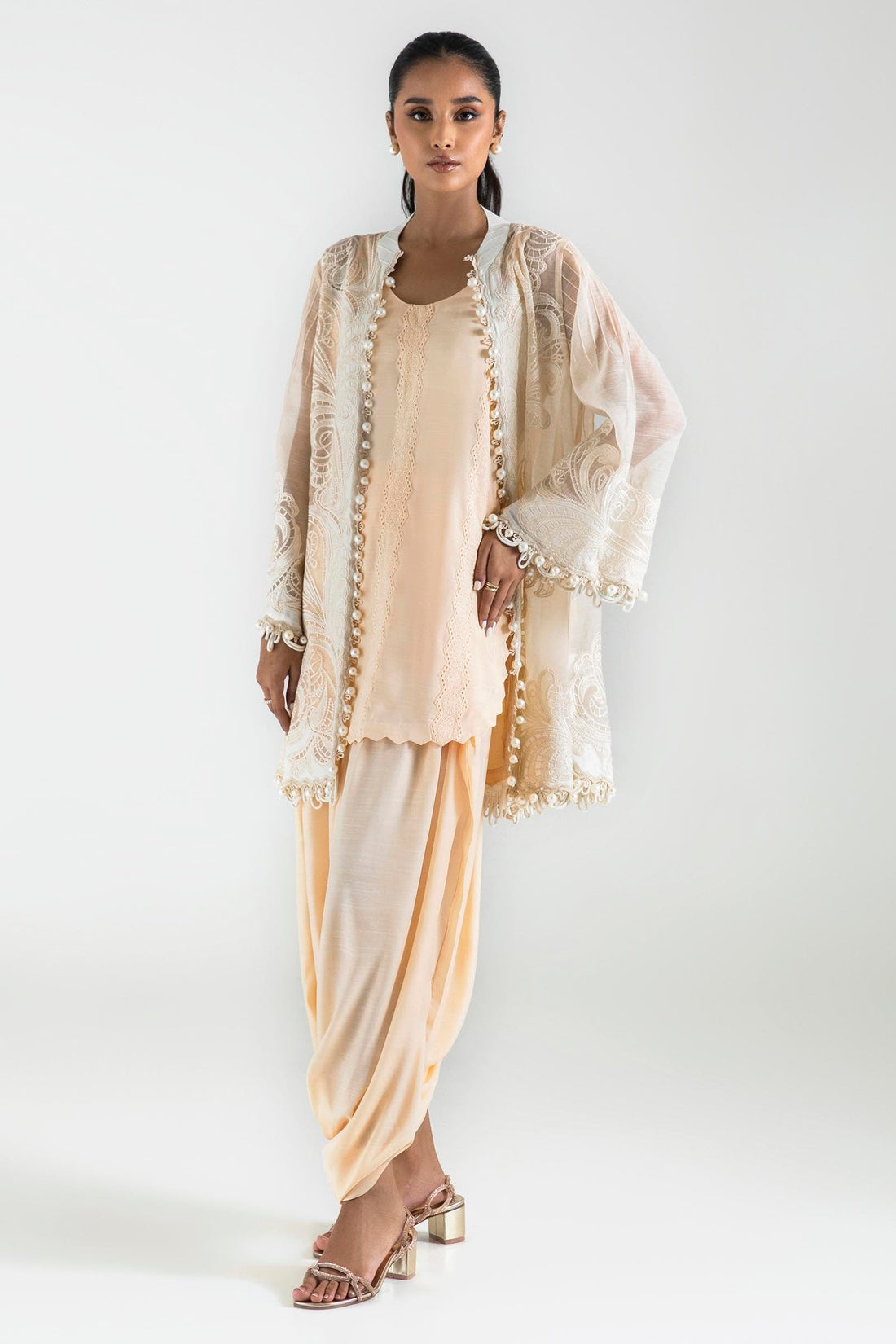 Sana Safinaz | Luxury Pret |  SS24FOR234P2T by Sana Safinaz - Designer Dress - Type: Luxury - Available at Libayah - 100% Original