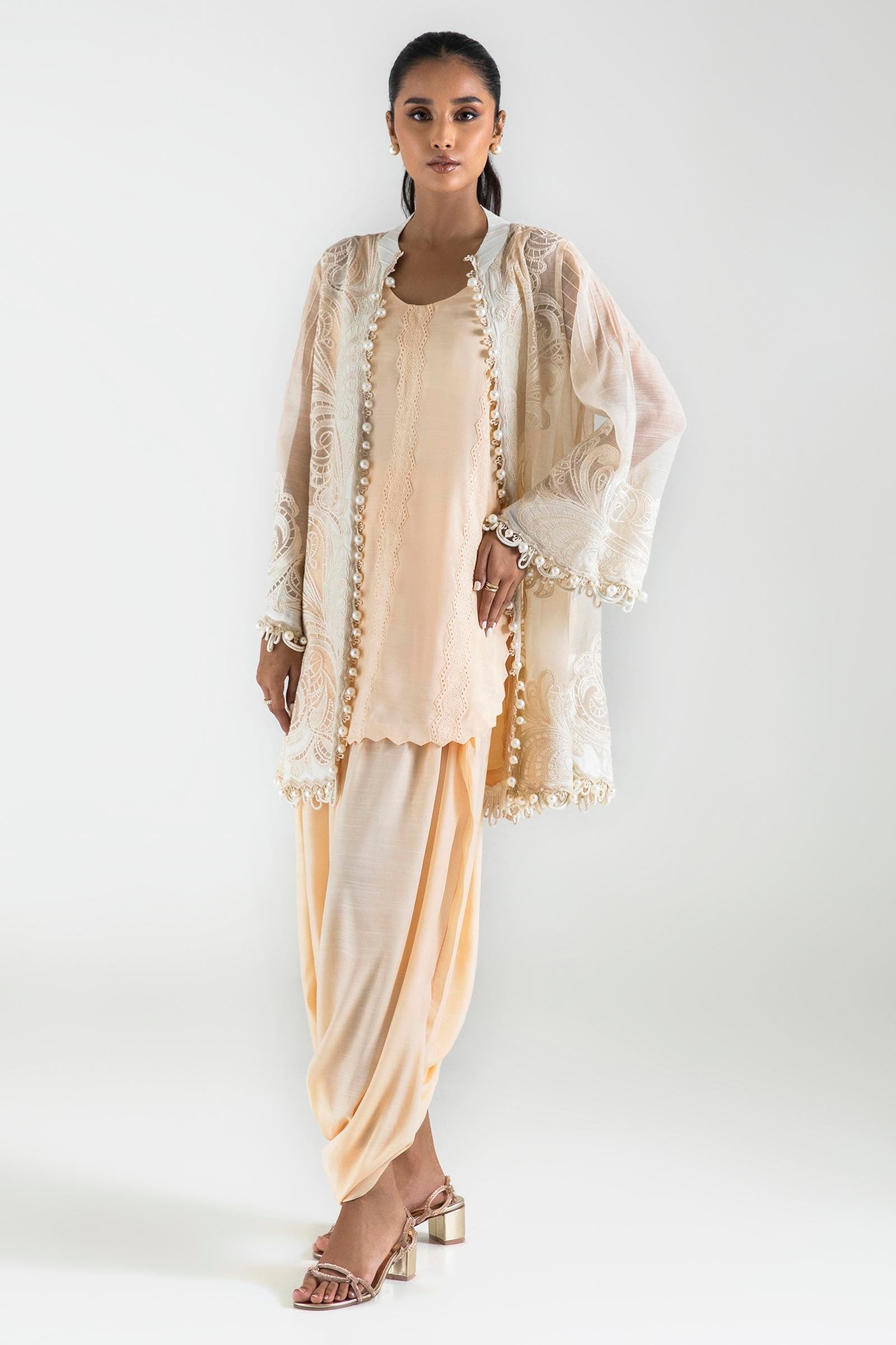 Sana Safinaz | Luxury Pret |  SS24FOR234P2T by Sana Safinaz - Designer Dress - Type: Luxury - Available at Libayah - 100% Original