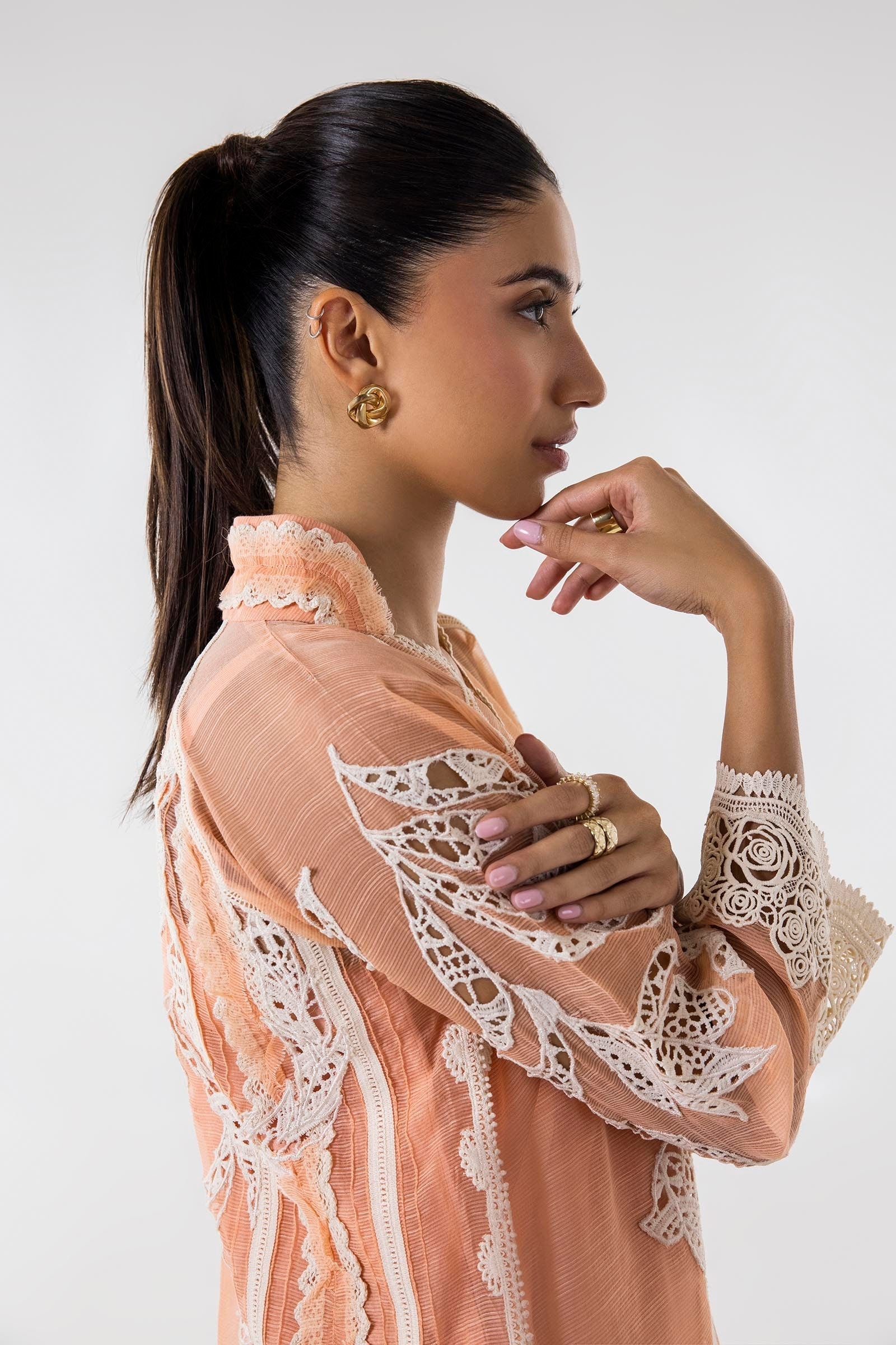 Sana Safinaz | Luxury Pret | SS24FOR241P2T by Sana Safinaz - Designer Dress - Type: Ladies Clothes - Available at Libayah - 100% Original