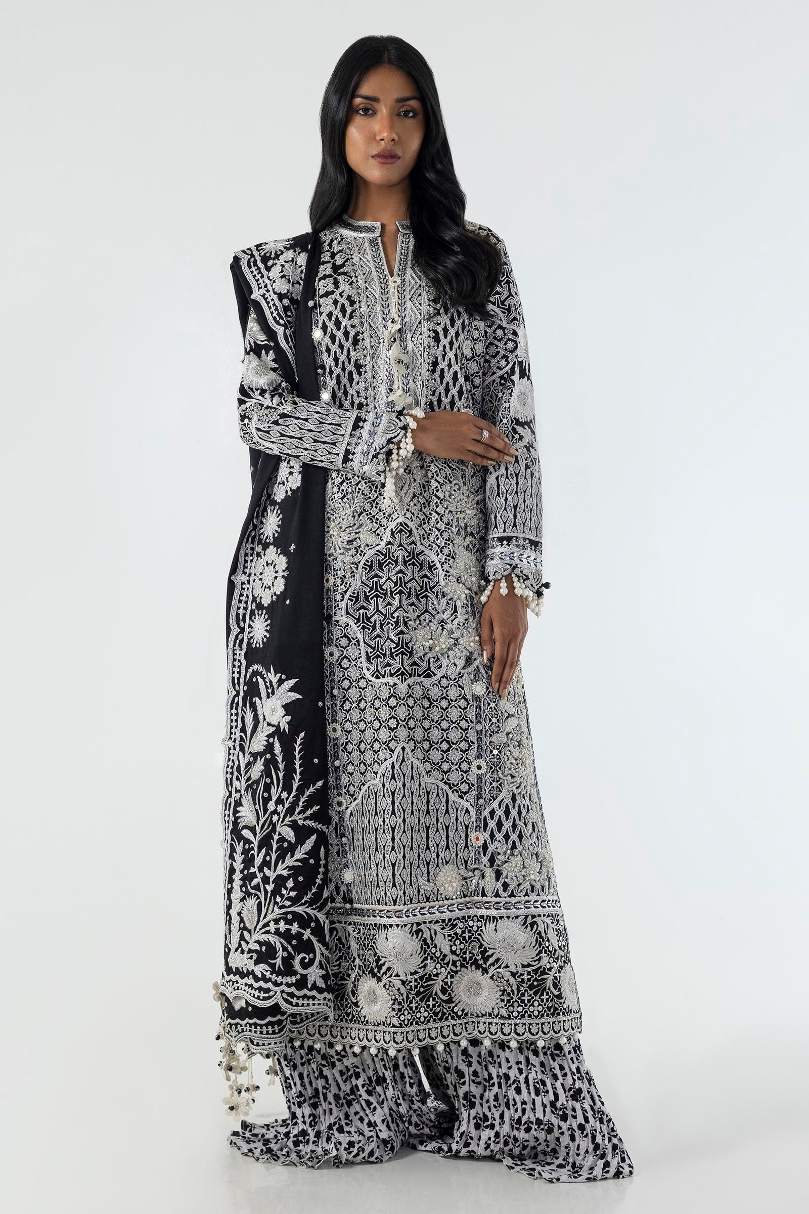 Sana Safinaz | Luxury Pret | SS24FOR263P3 by Sana Safinaz - Designer Dress - Type: Ladies Clothes - Available at Libayah - 100% Original
