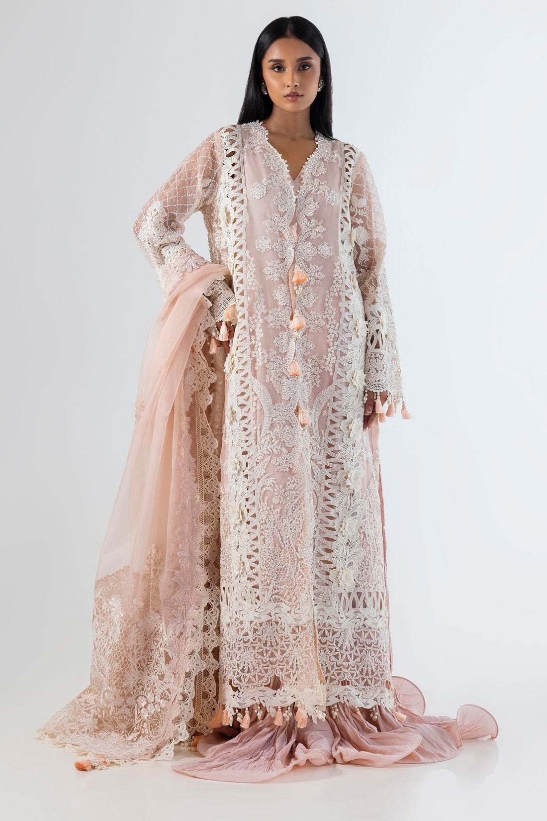 Sana Safinaz | Luxury Pret |  SS24FOR264P3 by Sana Safinaz - Designer Dress - Type: Ladies Clothes - Available at Libayah - 100% Original