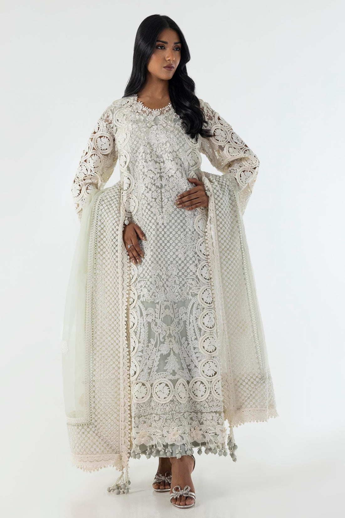 Sana Safinaz | Luxury Pret |  SS24FOR265P3 by Sana Safinaz - Designer Dress - Type: Ladies Clothes - Available at Libayah - 100% Original