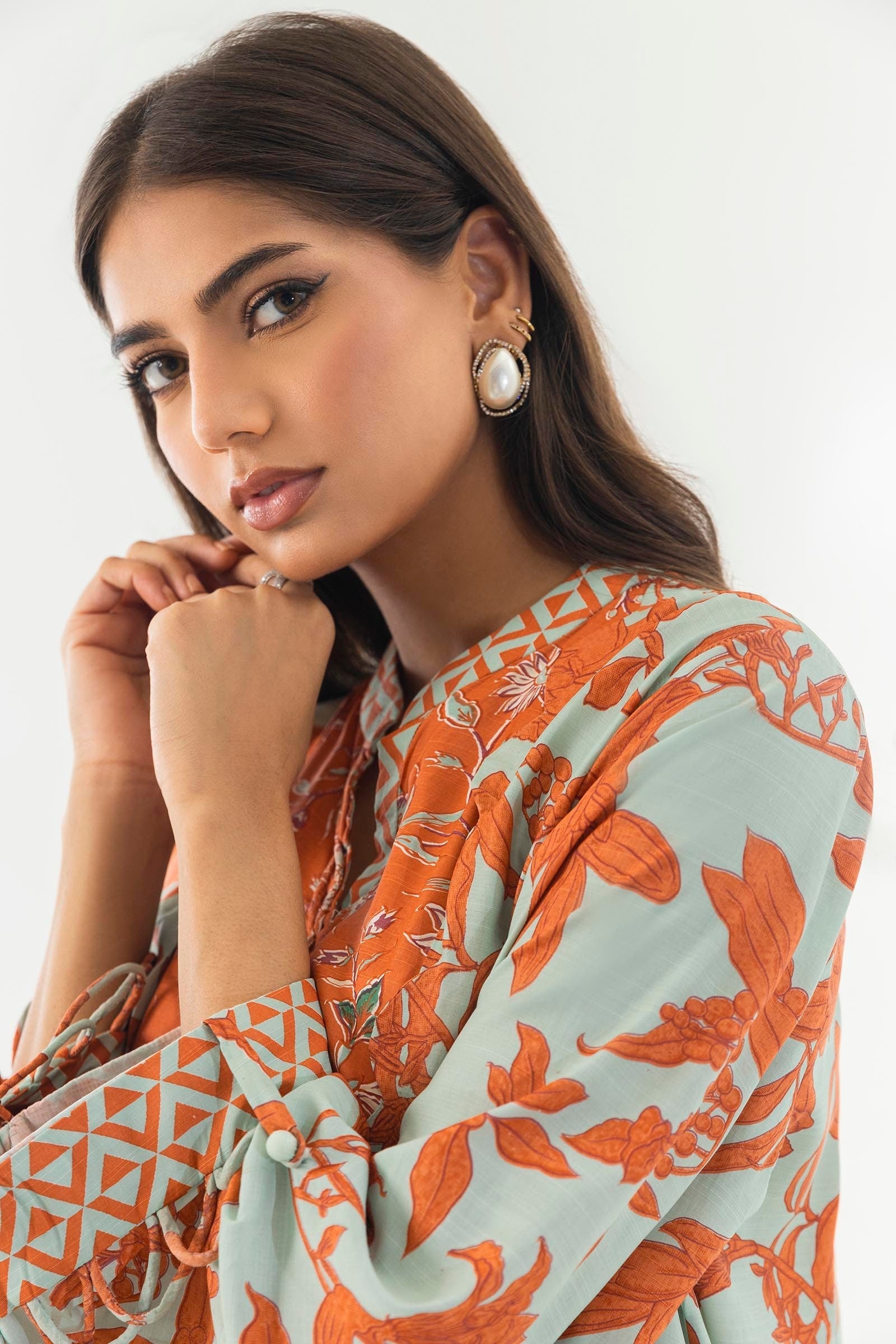 Sana Safinaz | Luxury Pret |  SS24FOR228P2T by Sana Safinaz - Designer Dress - Type: Ladies Clothes - Available at Libayah - 100% Original