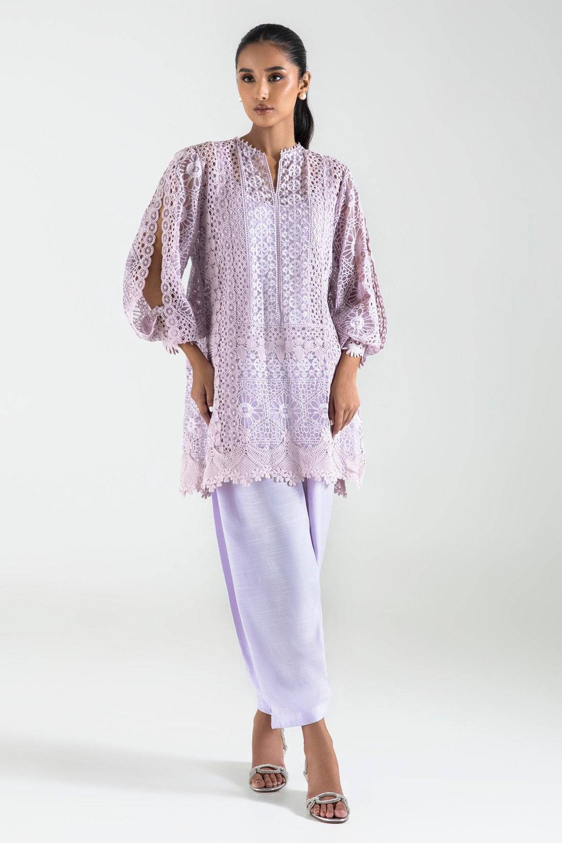 Sana Safinaz | Luxury Pret |  SS24FOR227P2T by Sana Safinaz - Designer Dress - Type: Ladies Clothes - Available at Libayah - 100% Original