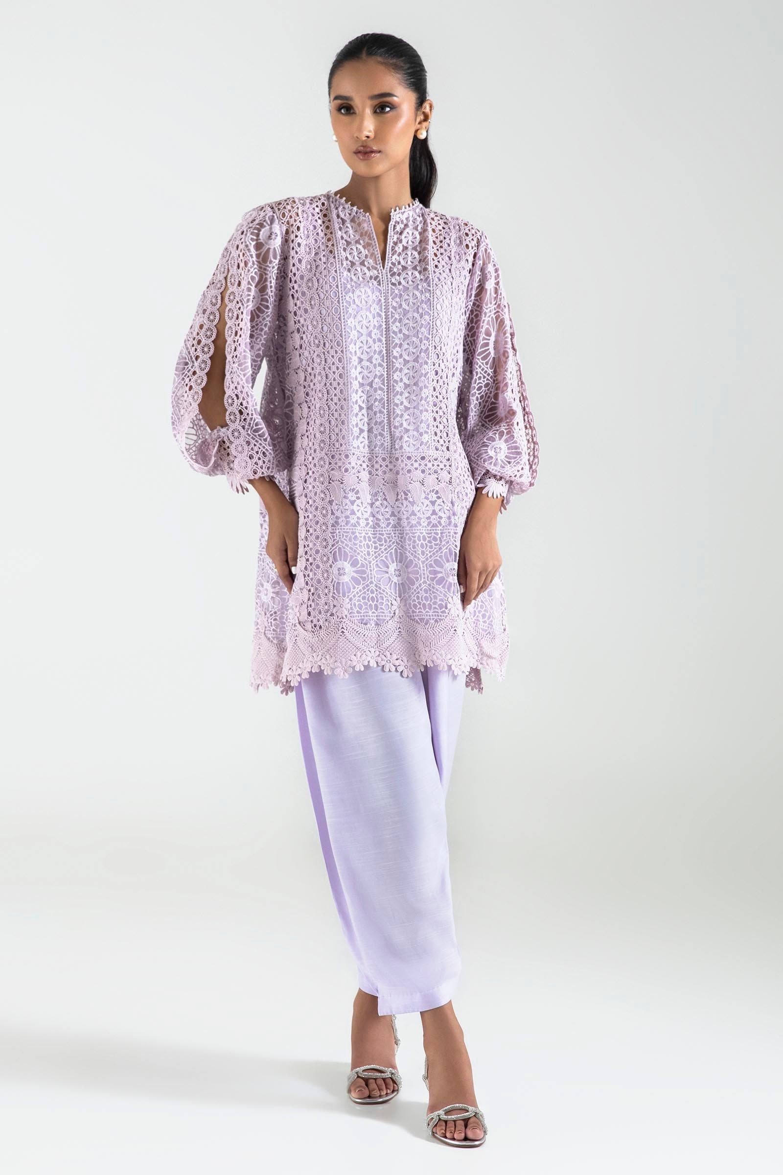 Sana Safinaz | Luxury Pret |  SS24FOR227P2T by Sana Safinaz - Designer Dress - Type: Ladies Clothes - Available at Libayah - 100% Original