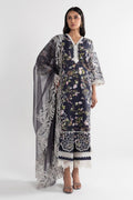 Sana Safinaz | Luxury Pret | FW23FOR130P3 by Sana Safinaz - Designer Dress - Type: Ladies Clothes - Available at Libayah - 100% Original