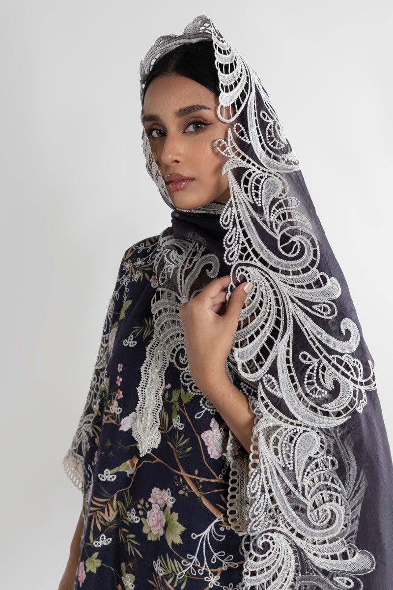 Sana Safinaz | Luxury Pret | FW23FOR130P3 by Sana Safinaz - Designer Dress - Type: Ladies Clothes - Available at Libayah - 100% Original