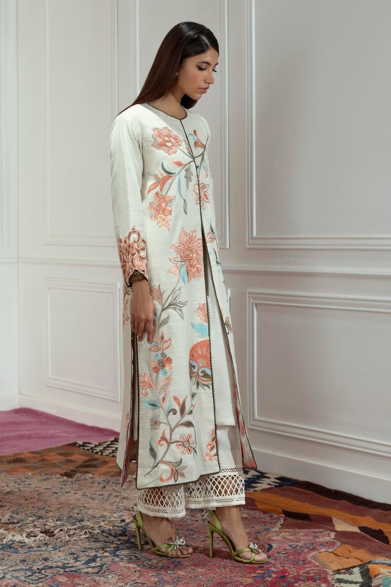 Sana Safinaz | Luxury Pret |  FW23FOR132 by Sana Safinaz - Designer Dress - Type: Ladies Clothes - Available at Libayah - 100% Original