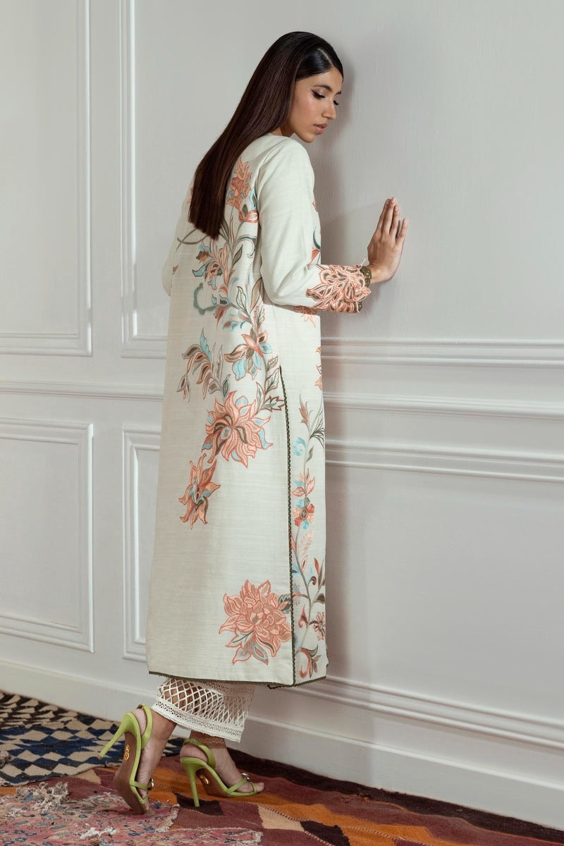 Sana Safinaz | Luxury Pret |  FW23FOR132 by Sana Safinaz - Designer Dress - Type: Ladies Clothes - Available at Libayah - 100% Original