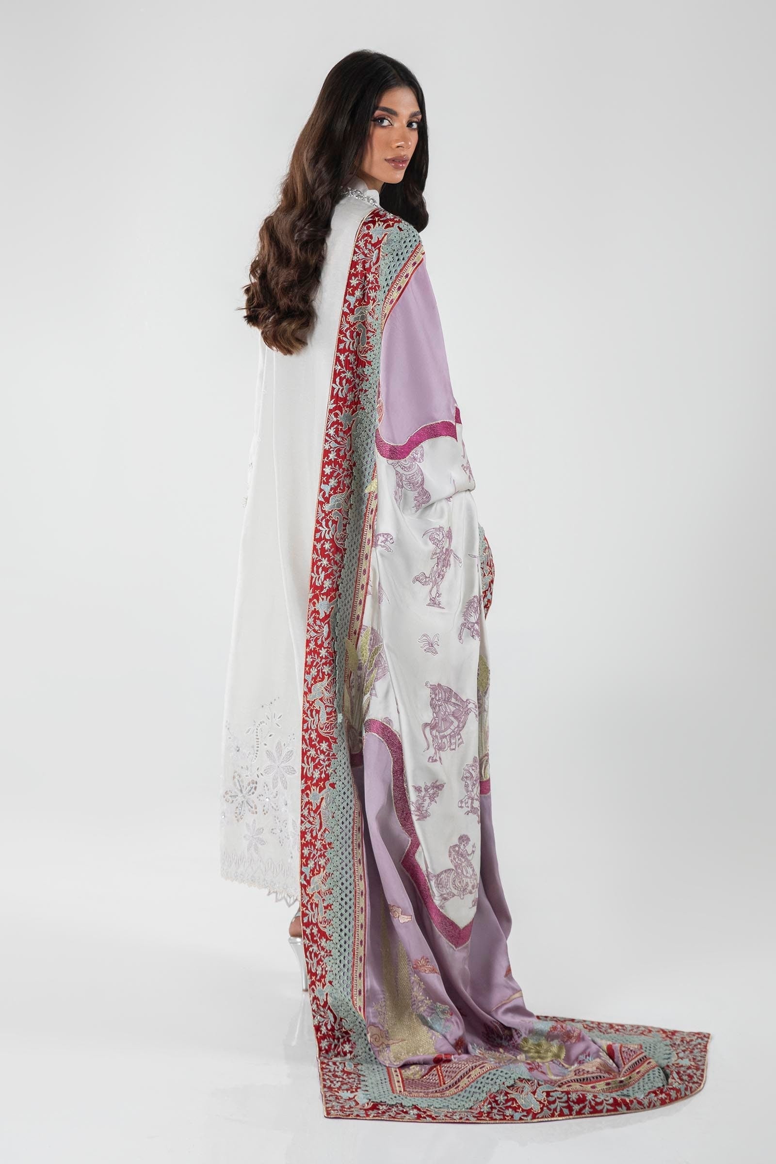 Sana Safinaz | Luxury Pret |  FW23FOR156P3 by Sana Safinaz - Designer Dress - Type: Ladies Clothes - Available at Libayah - 100% Original