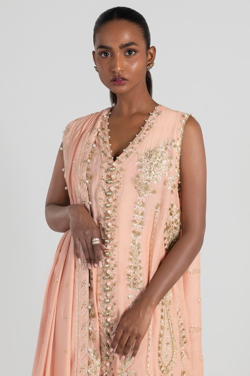 Sana Safinaz | Luxury Pret |  FW23FOR126 by Sana Safinaz - Designer Dress - Type: Ladies Clothes - Available at Libayah - 100% Original