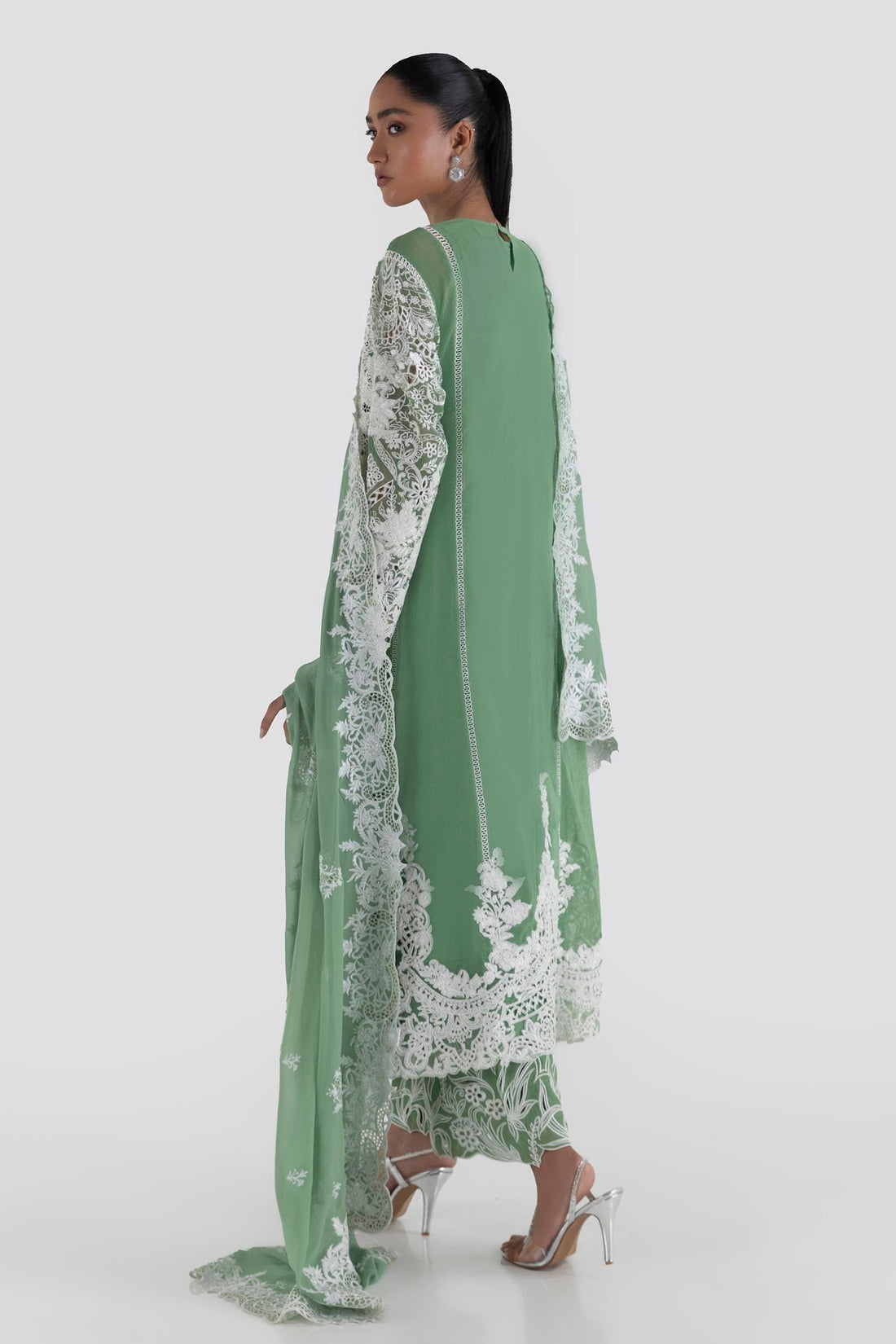Sana Safinaz | Luxury Pret |  SS24FOR206P3 by Sana Safinaz - Designer Dress - Type: Ladies Clothes - Available at Libayah - 100% Original