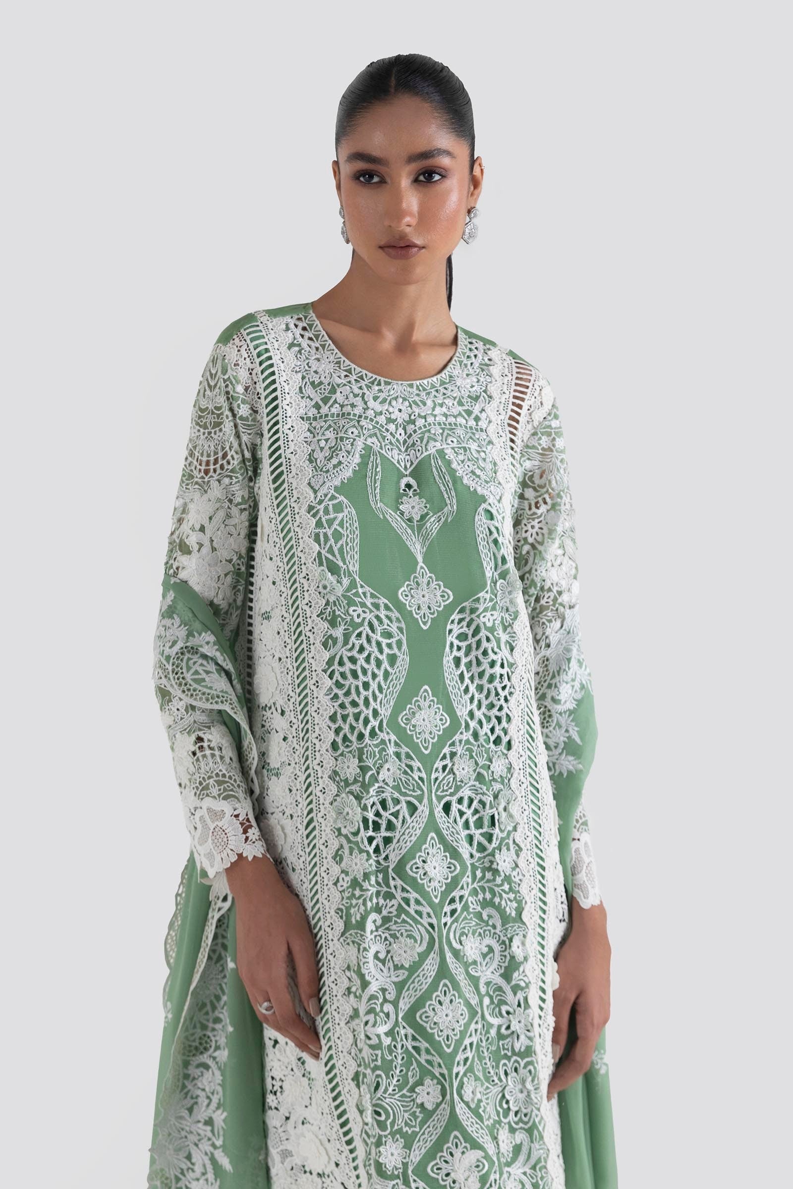 Sana Safinaz | Luxury Pret |  SS24FOR206P3 by Sana Safinaz - Designer Dress - Type: Ladies Clothes - Available at Libayah - 100% Original