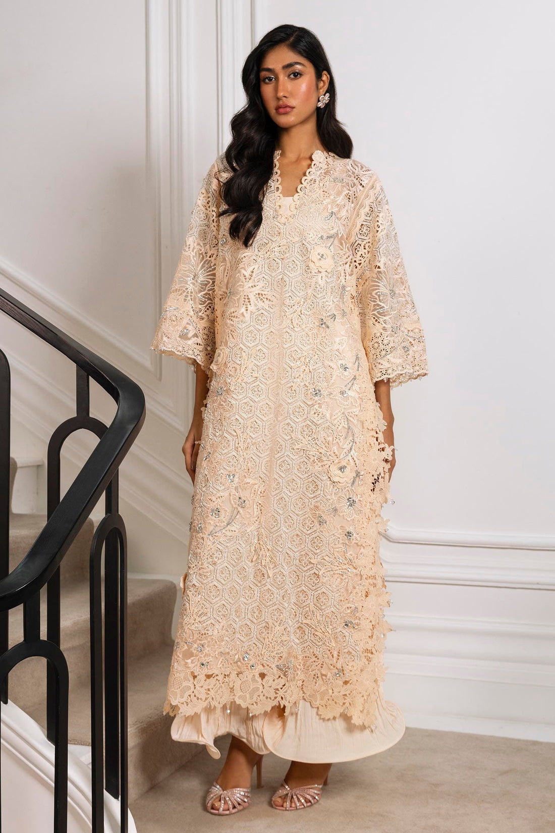 Sana Safinaz | Luxury Pret |  SS24FOR212P2T by Sana Safinaz - Designer Dress - Type: Ladies Clothes - Available at Libayah - 100% Original