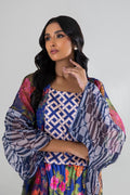 Sana Safinaz | Luxury Pret |  SS24FOR213P2T by Sana Safinaz - Designer Dress - Type: Ladies Clothes - Available at Libayah - 100% Original