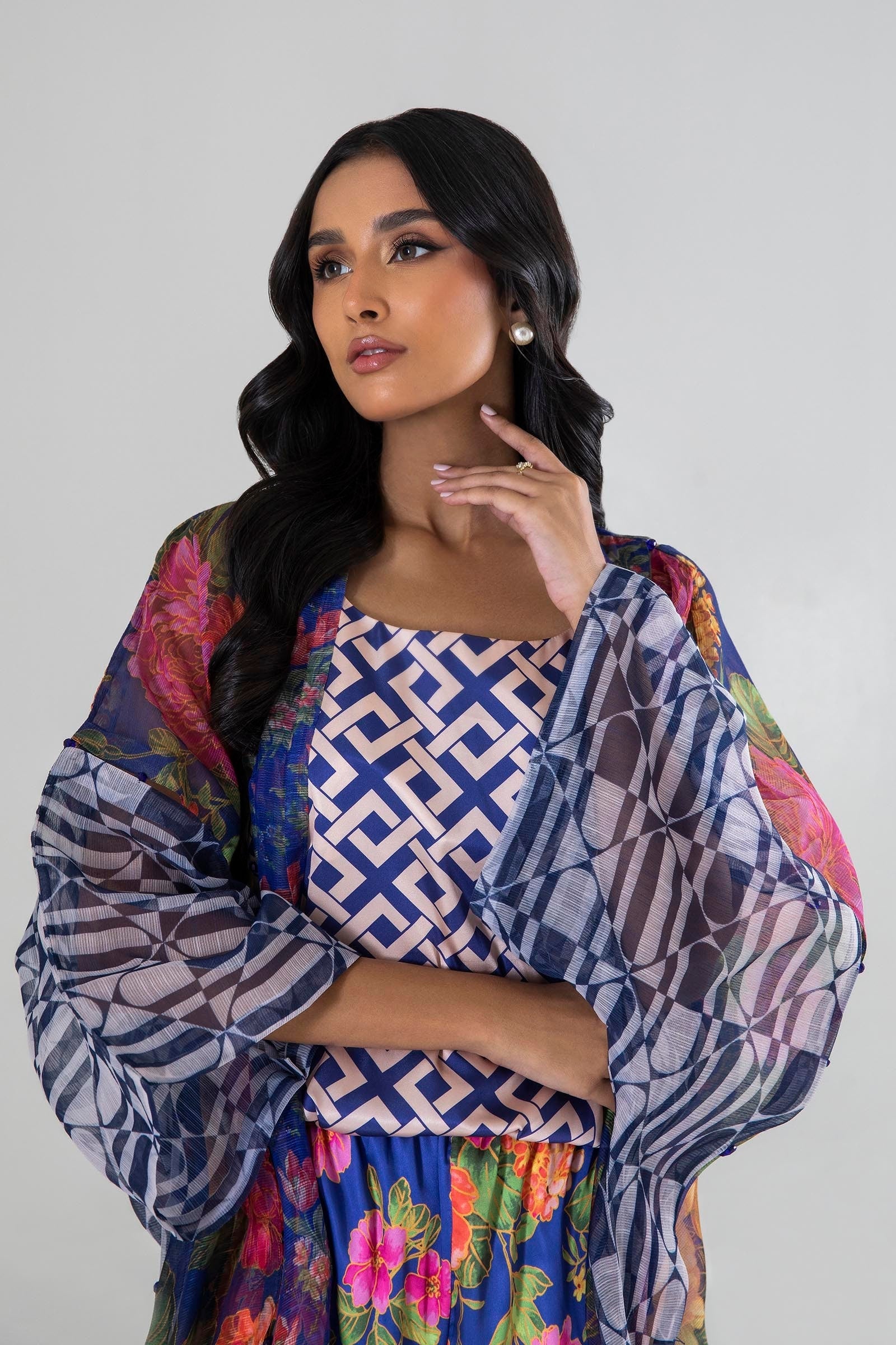 Sana Safinaz | Luxury Pret |  SS24FOR213P2T by Sana Safinaz - Designer Dress - Type: Ladies Clothes - Available at Libayah - 100% Original