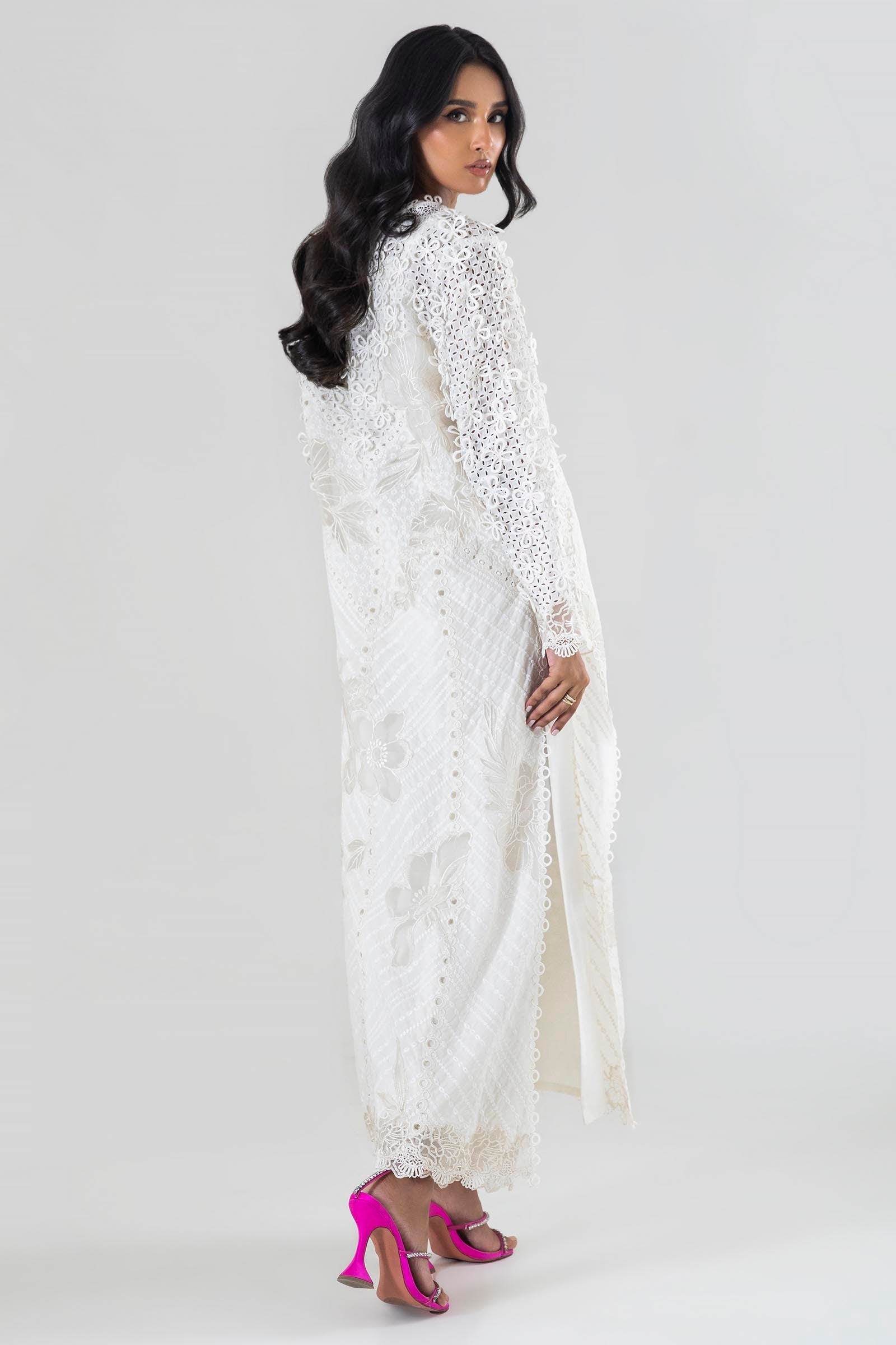 Sana Safinaz | Luxury Pret |  SS24FOR214P2T by Sana Safinaz - Designer Dress - Type: Ladies Clothes - Available at Libayah - 100% Original