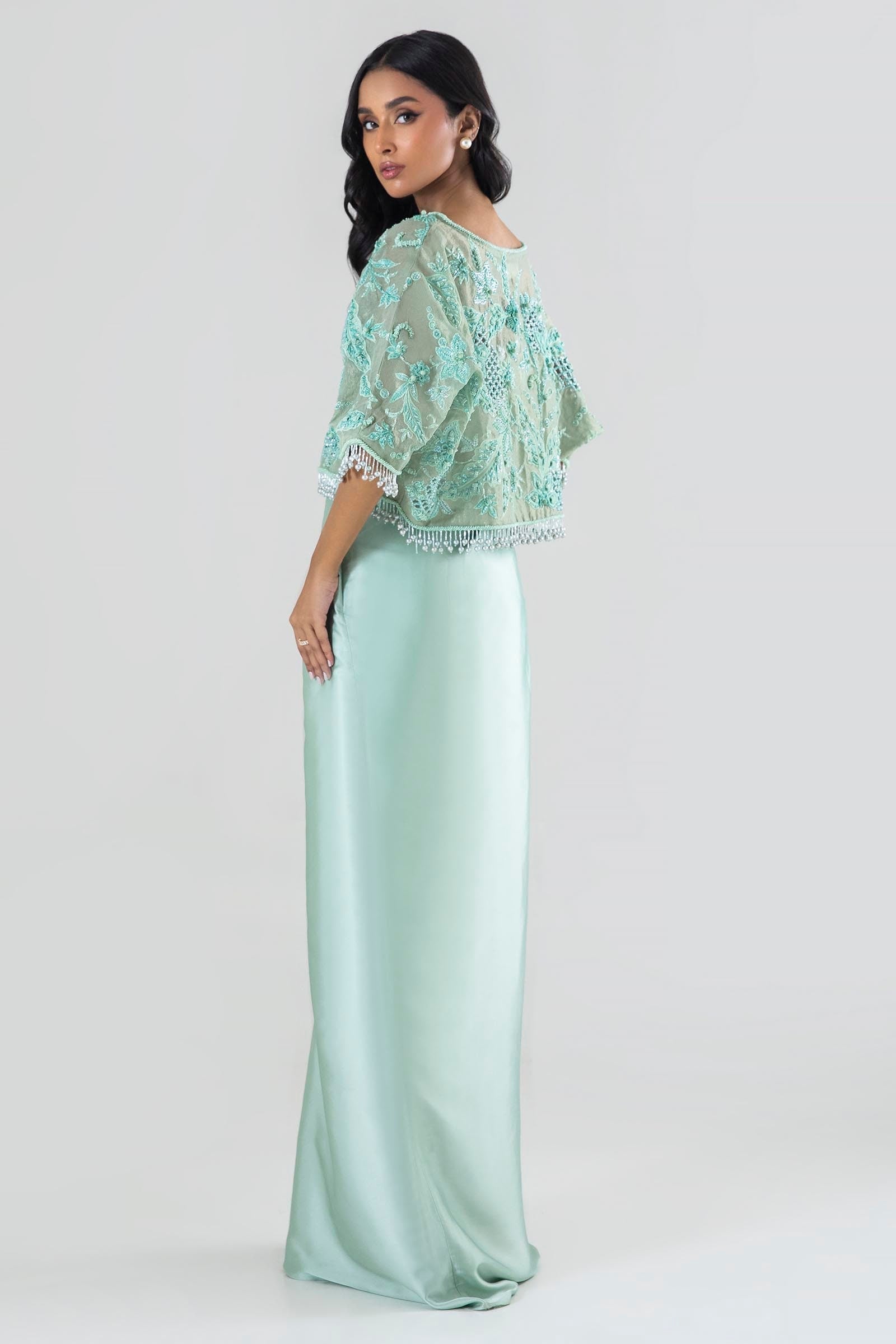Sana Safinaz | Luxury Pret |  SS24FOR219P2T by Sana Safinaz - Designer Dress - Type: Ladies Clothes - Available at Libayah - 100% Original