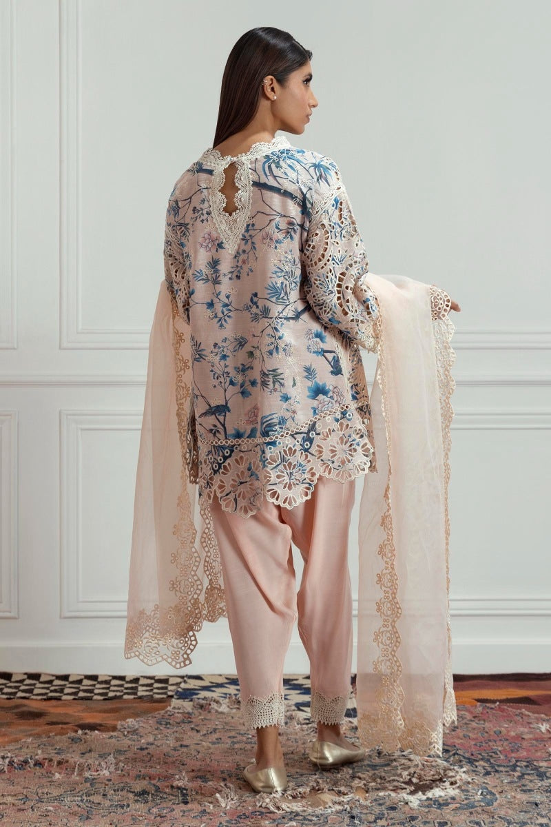 Sana Safinaz | Luxury Pret |  FW23FOR129 by Sana Safinaz - Designer Dress - Type: Ladies Clothes - Available at Libayah - 100% Original