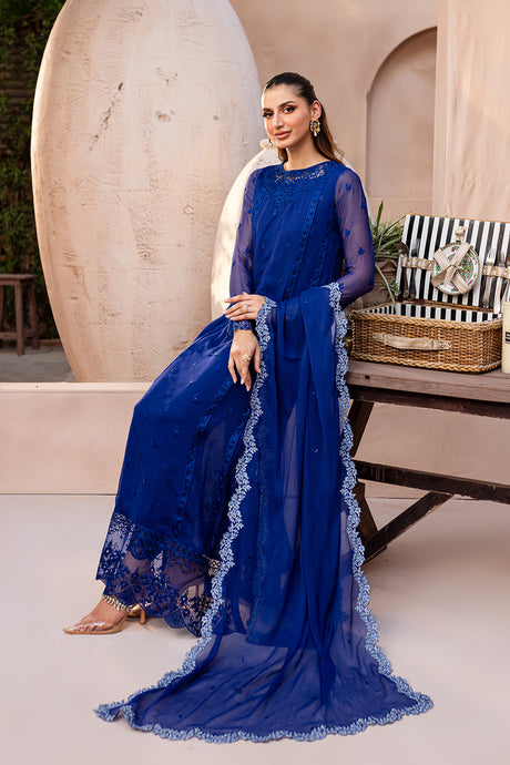 Azure | Ensembles Embroidered Formals | Sapphire Symphony by Azure - Designer Dress - Type: Ladies Clothes - Available at Libayah - 100% Original