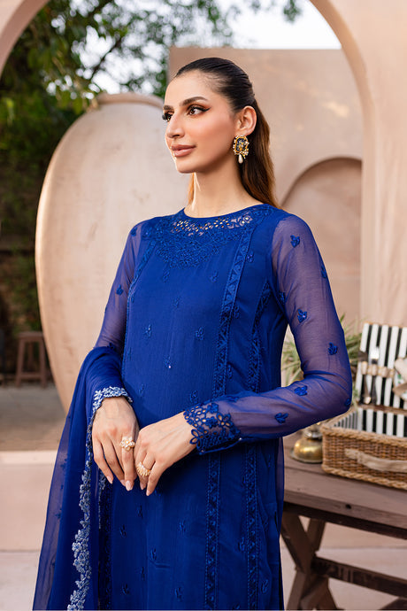 Azure | Ensembles Embroidered Formals | Sapphire Symphony by Azure - Designer Dress - Type: Ladies Clothes - Available at Libayah - 100% Original