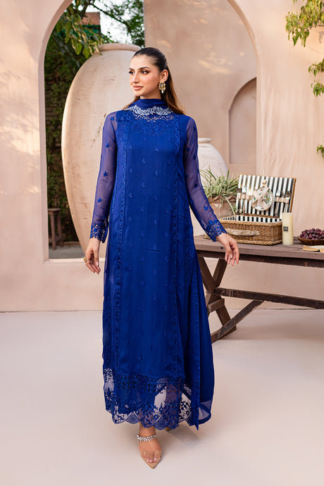 Azure | Ensembles Embroidered Formals | Sapphire Symphony by Azure - Designer Dress - Type: Ladies Clothes - Available at Libayah - 100% Original