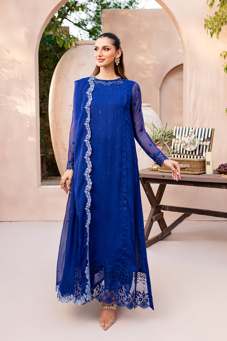 Azure | Ensembles Embroidered Formals | Sapphire Symphony by Azure - Designer Dress - Type: Ladies Clothes - Available at Libayah - 100% Original
