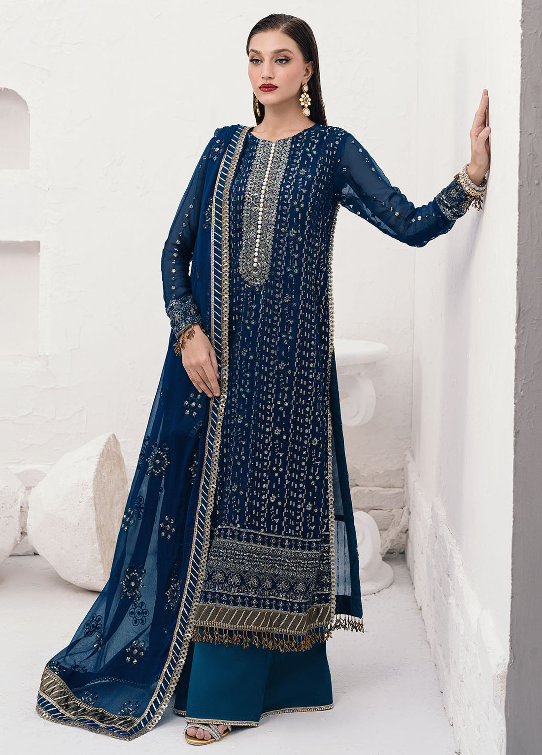Sahane | Savoir Luxury Formals  | CT-140004 Ashen - Savoir by Sahane - Designer Dress - Type: Formal - Available at Libayah - 100% Original
