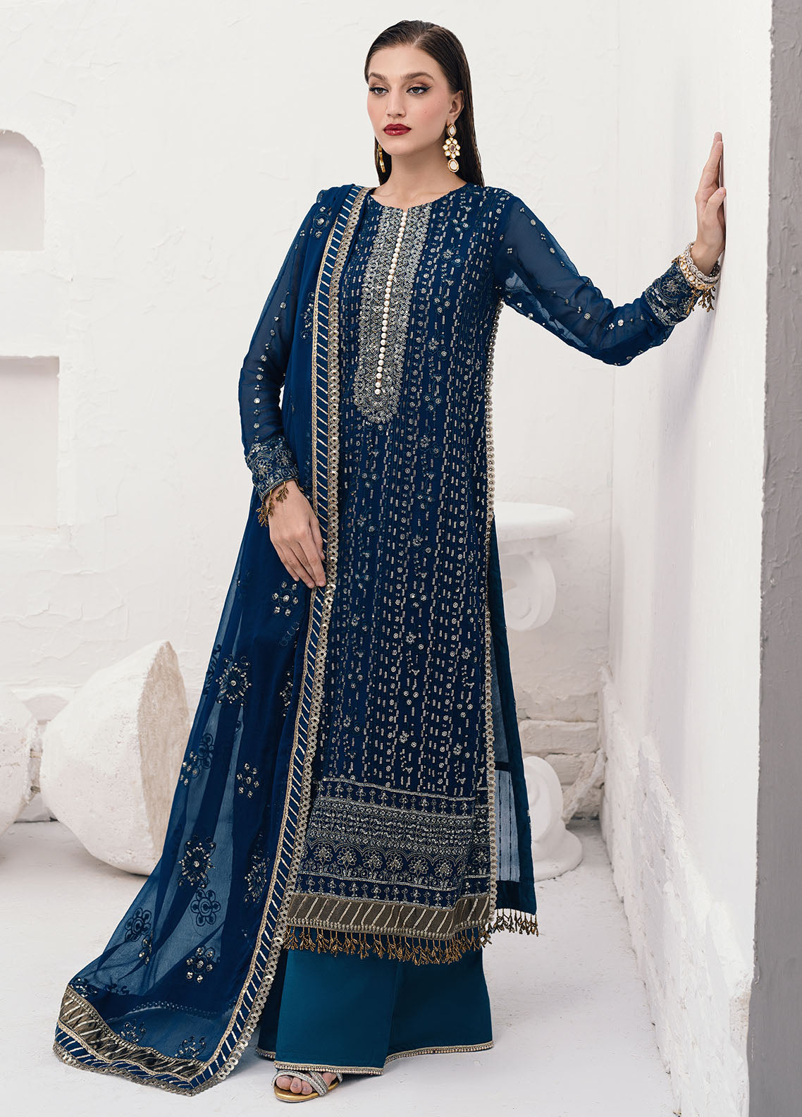 Sahane | Savoir Luxury Formals  | CT-140004 Ashen - Savoir by Sahane - Designer Dress - Type: Formal - Available at Libayah - 100% Original