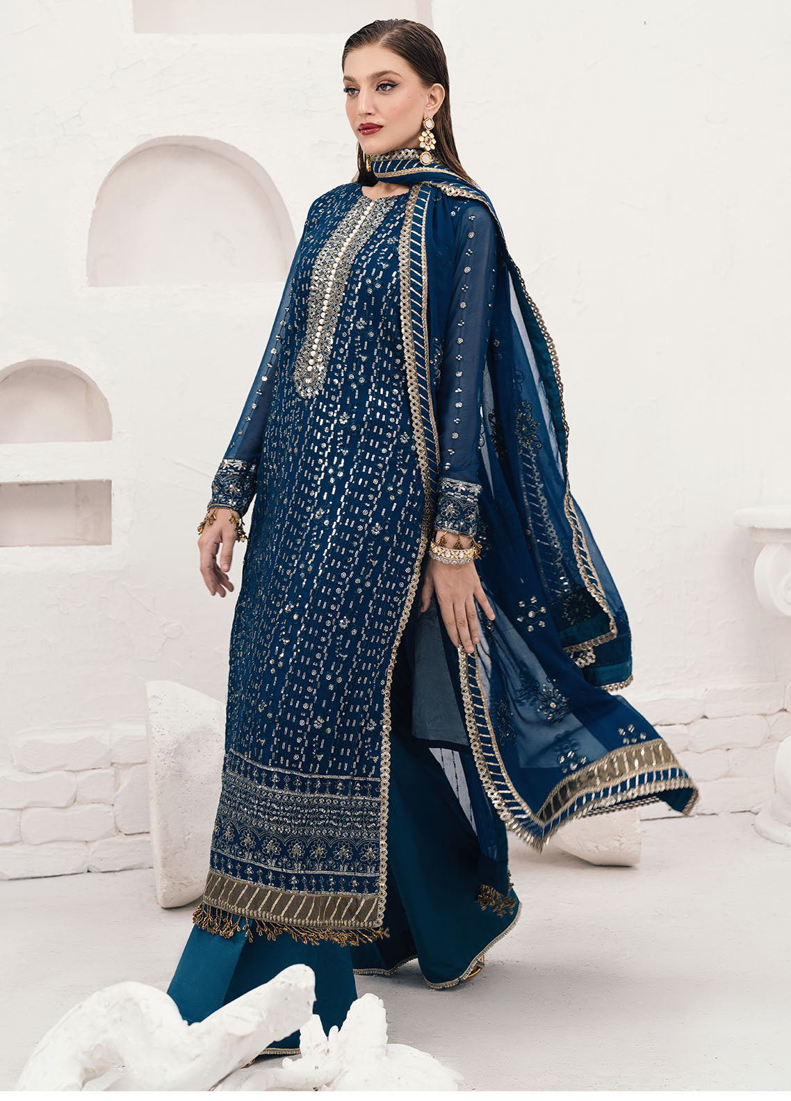 Sahane | Savoir Luxury Formals  | CT-140004 Ashen - Savoir by Sahane - Designer Dress - Type: Formal - Available at Libayah - 100% Original