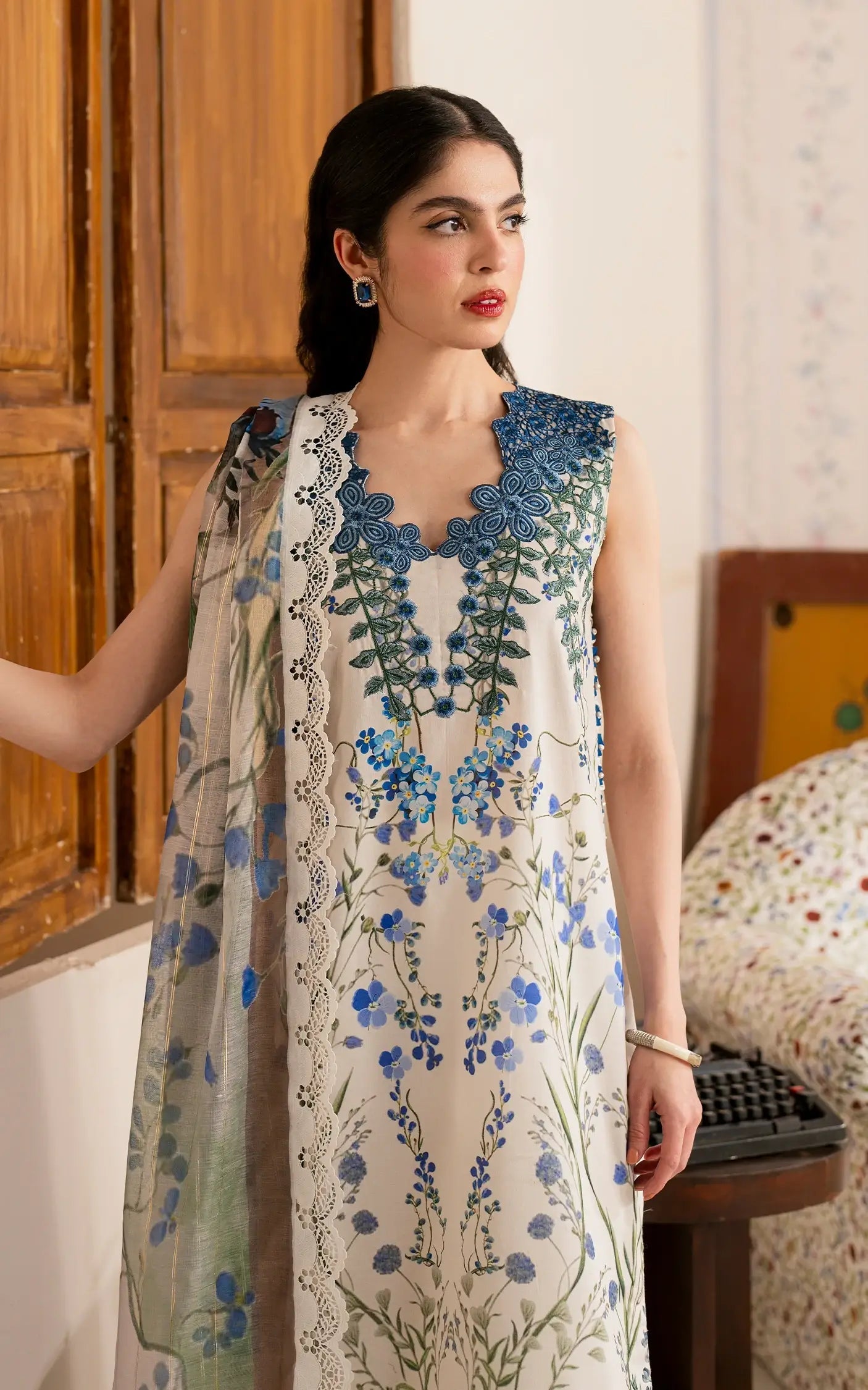 Asifa and Nabeel | Meraki Vintage 25 | Shabnam (MVL25-13) by Asifa and Nabeel - Designer Dress - Type: Ladies Clothes - Available at Libayah - 100% Original