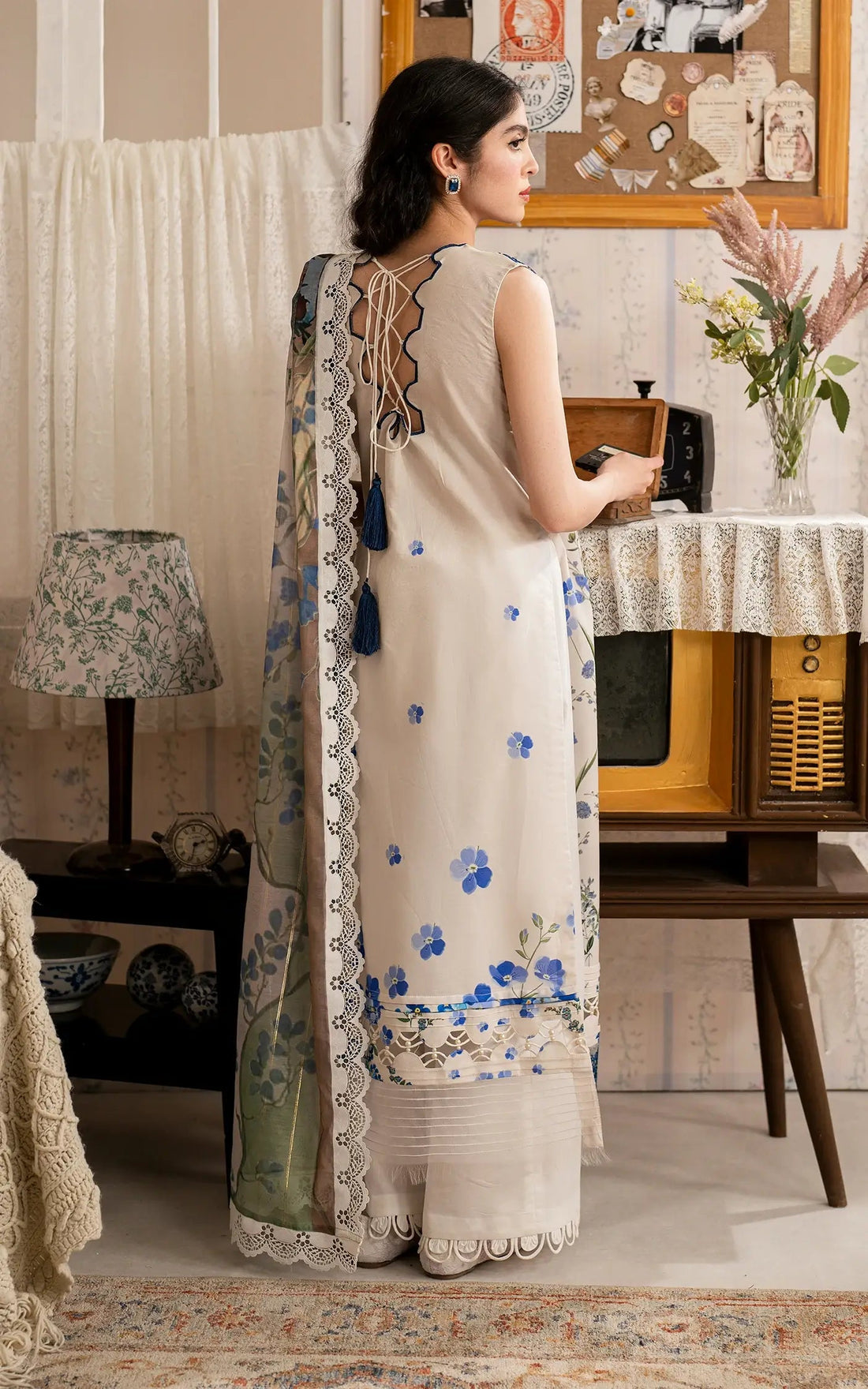 Asifa and Nabeel | Meraki Vintage 25 | Shabnam (MVL25-13) by Asifa and Nabeel - Designer Dress - Type: Ladies Clothes - Available at Libayah - 100% Original